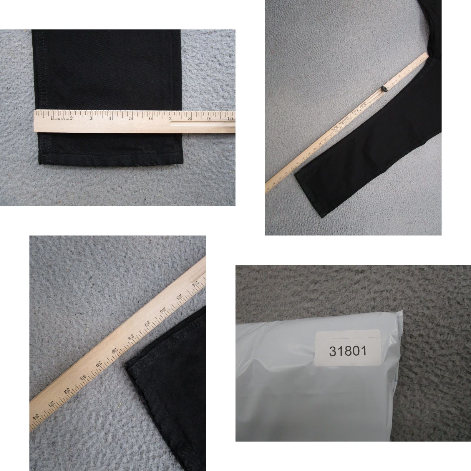 Nautica Nautica Jeans Size 36x29 Black Denim Slim Fit Straight Leg Mens Slim Nautica Jeans 36 29 Black Denim Straight Leg Men Size US 36 / EU 52 - 9 Thumbnail