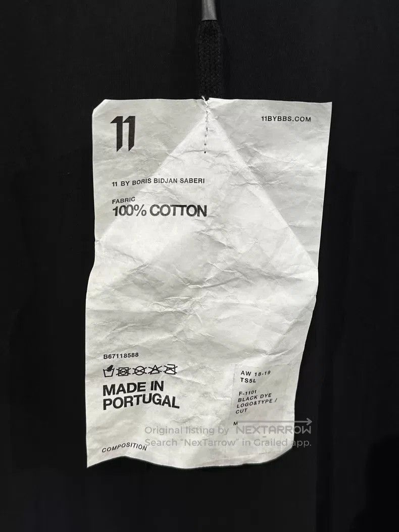 Boris Bidjan Saberi Boris Bidjan Saberi Longline letter embroidery short sleev Size US M / EU 48-50 / 2 - 6 Thumbnail