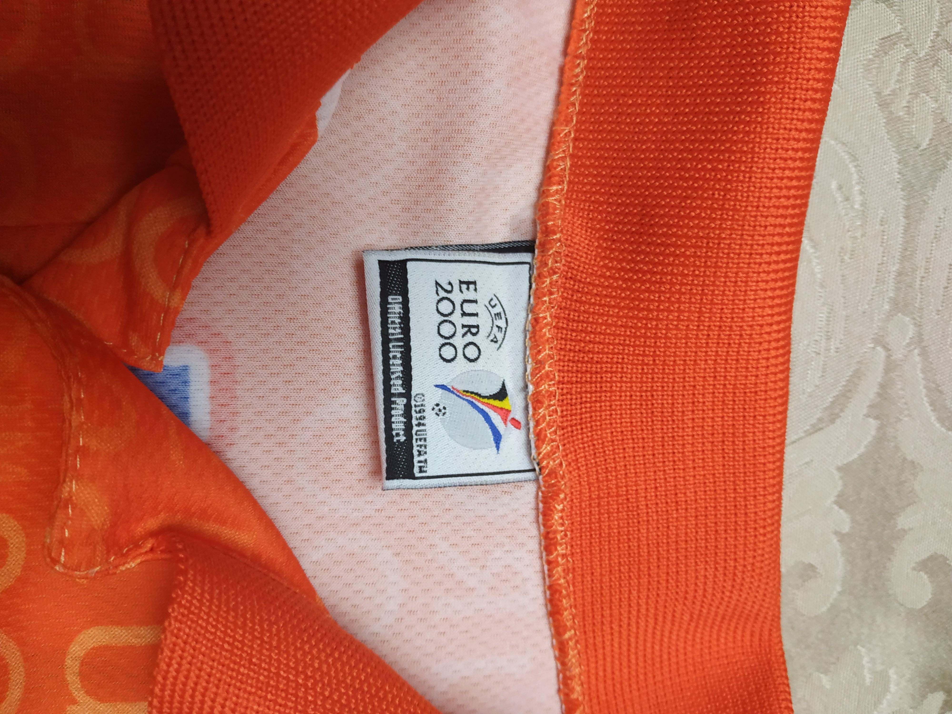 UEFA Netherlands RARE HOLLAND UEFA EURO 2000 Soccer jersey Size US XL / EU 56 / 4 - 8 Thumbnail
