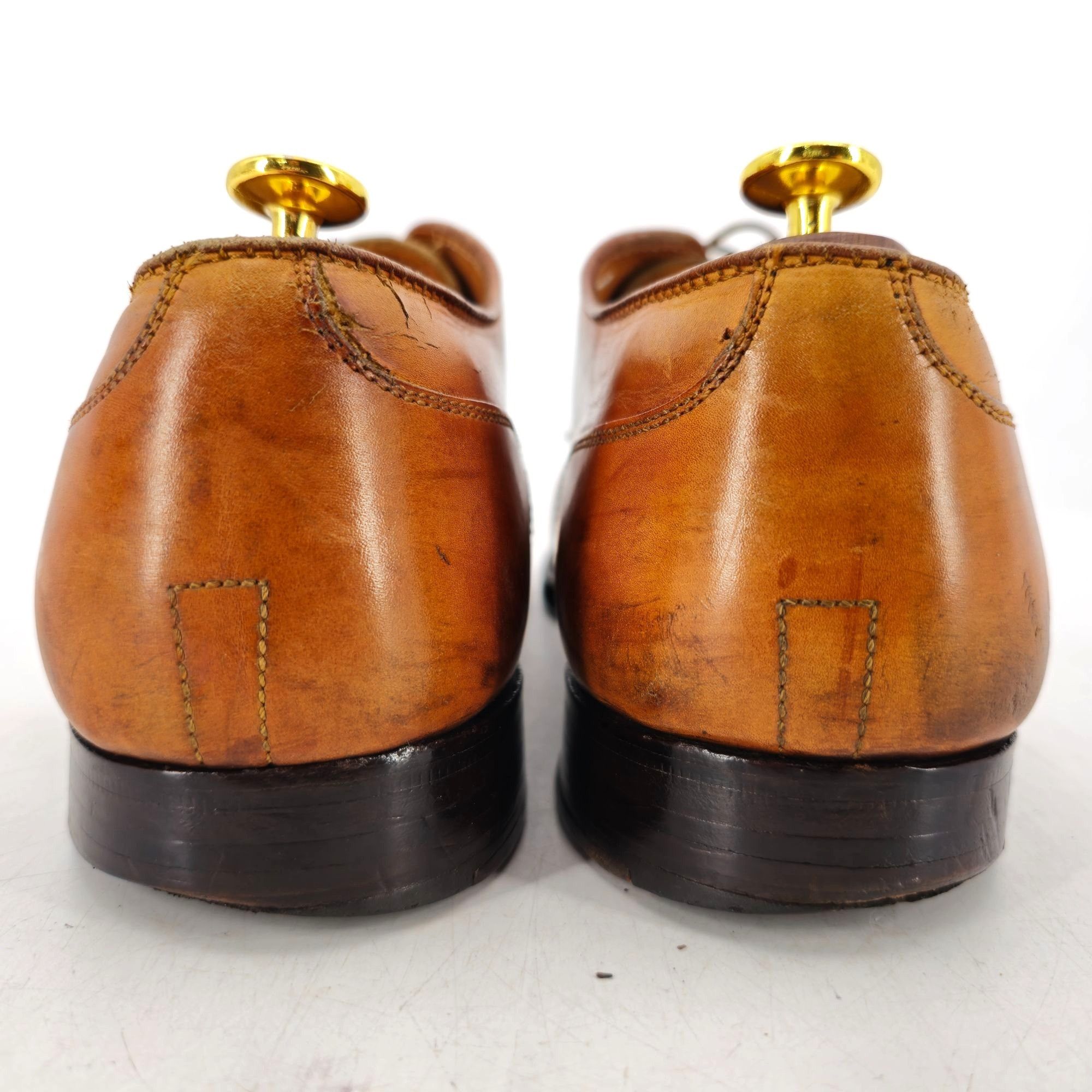 Alden Alden 962 Norwegian Front Blucher Burnished Tan Calf Leather Size US 11 / EU 44 - 7 Thumbnail
