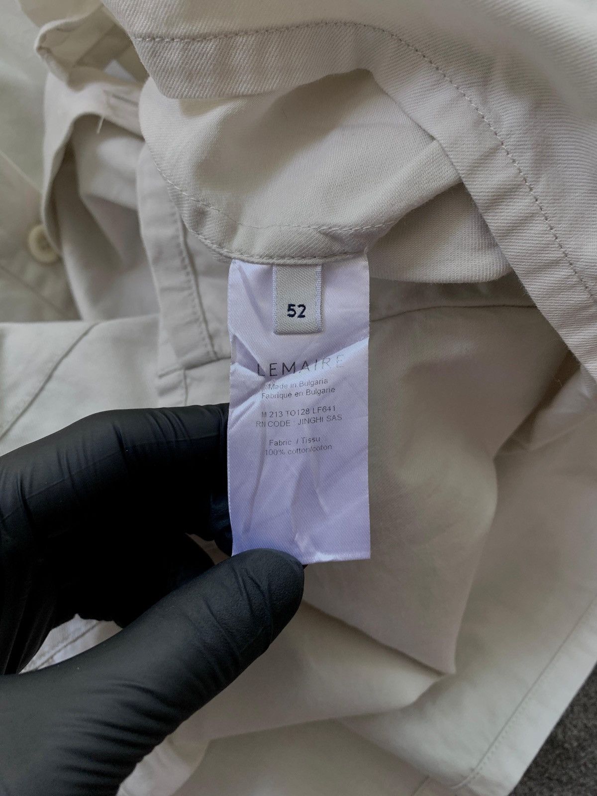 Lemaire FREE TAX! Big Pocket Cotton Ls Shirts Size US L / EU 52-54 / 3 - 9 Thumbnail