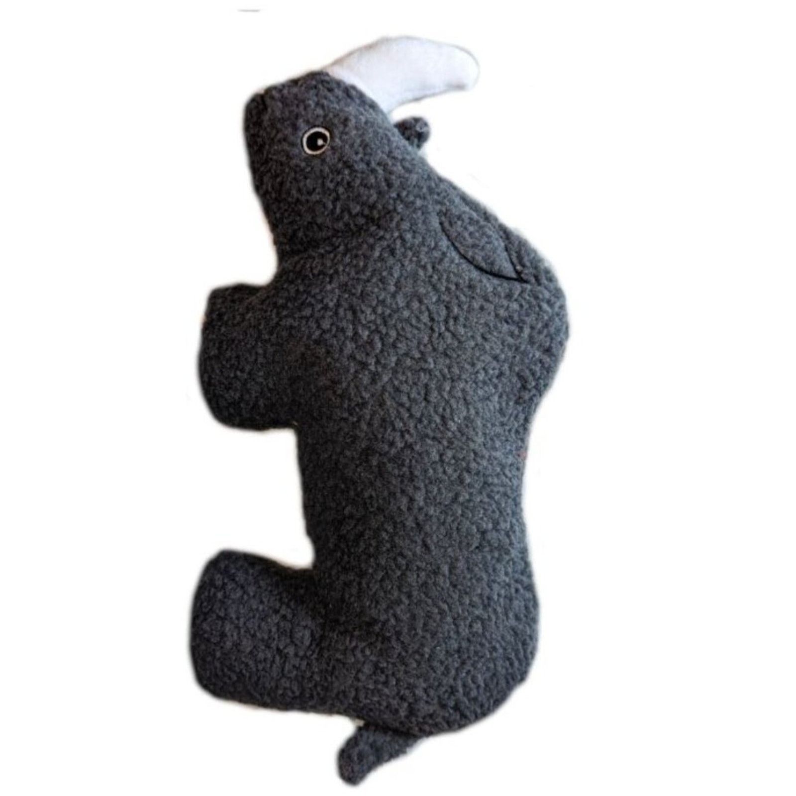 Other Gertie the Black Rhino Fleece Dog Toy- Squeake & Crinkle Toy Size ONE SIZE - 2 Thumbnail