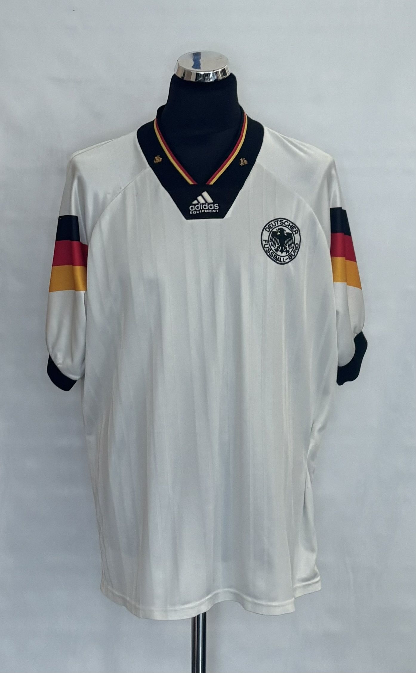 Adidas Germany 1992 Adidas Football Jersey Size XXL Size US XXL / EU 58 / 5 - 1 Thumbnail