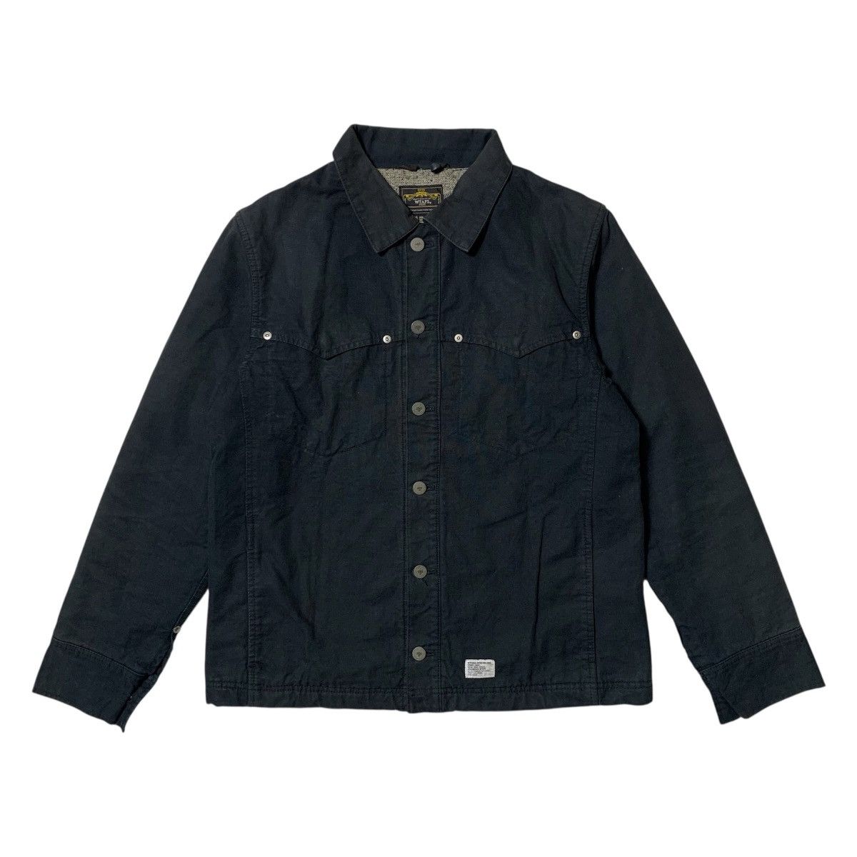Wtaps Wtaps Blanket Canvas Jacket in Wool Black Japanese Brand Size US M / EU 48-50 / 2 - 1 Thumbnail