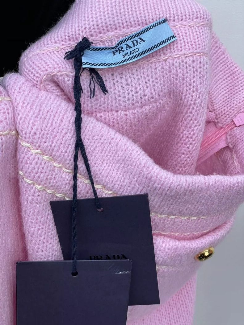 Prada Prada 24-pocket pink knitted skirt 2505-Nextarrow Size 25" / US 0 / IT 36 - 6 Thumbnail