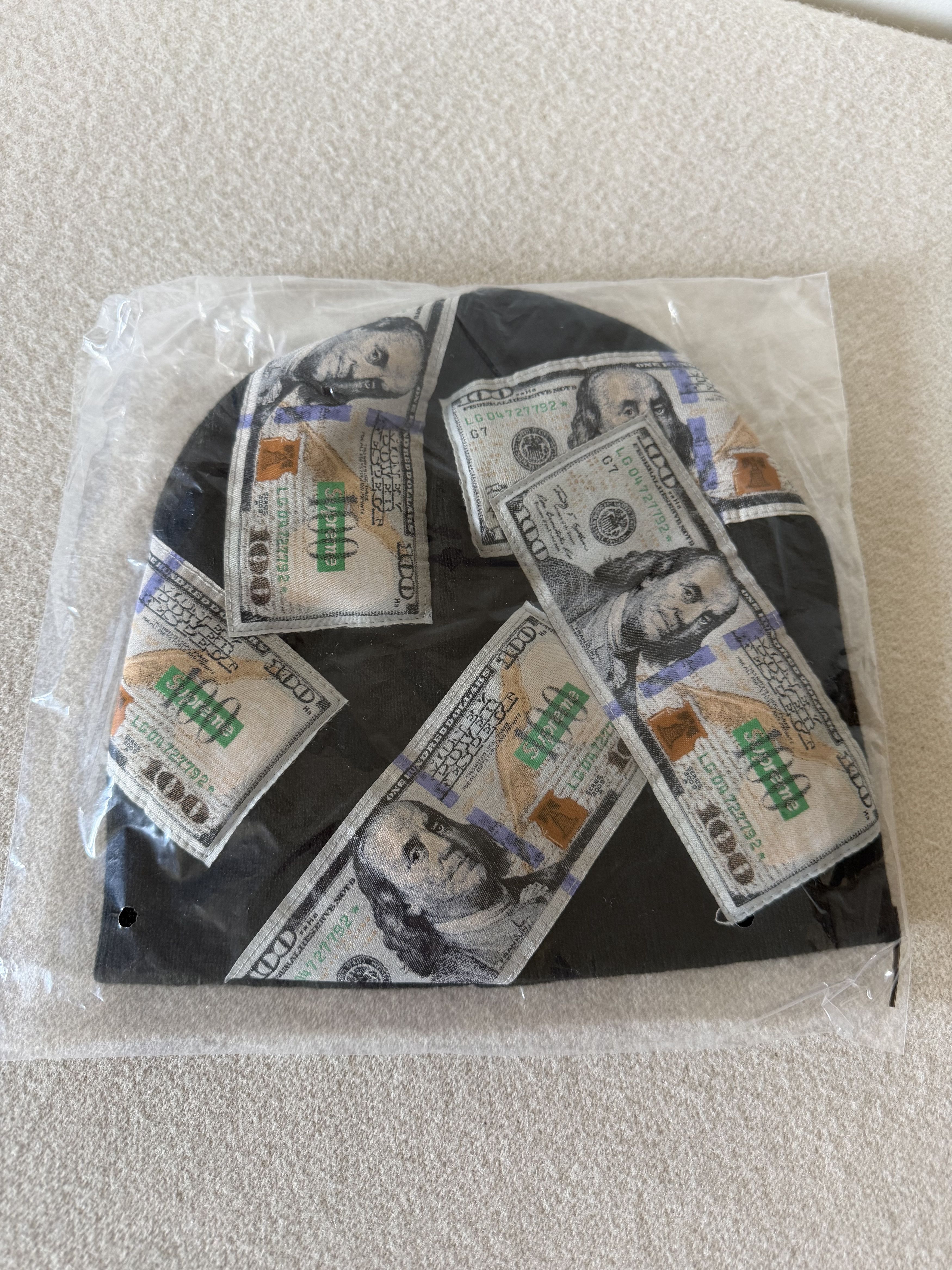 Supreme Supreme Money Beanie in Woodland Camo | Grailed