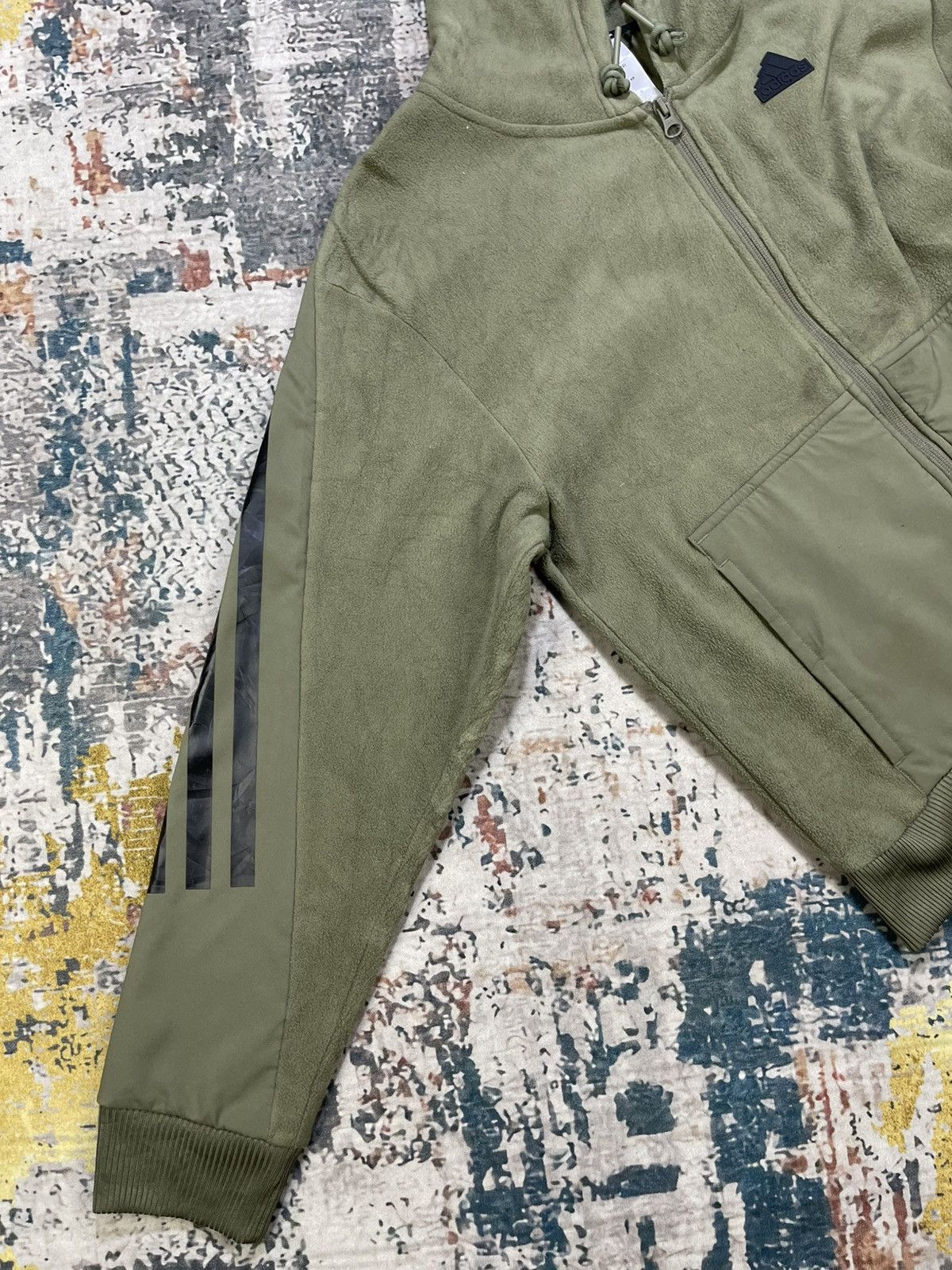 Adidas Adidas Future Icons 3 Stripes Zip Up Fleece Hoodies Size US S / EU 44-46 / 1 - 3 Thumbnail