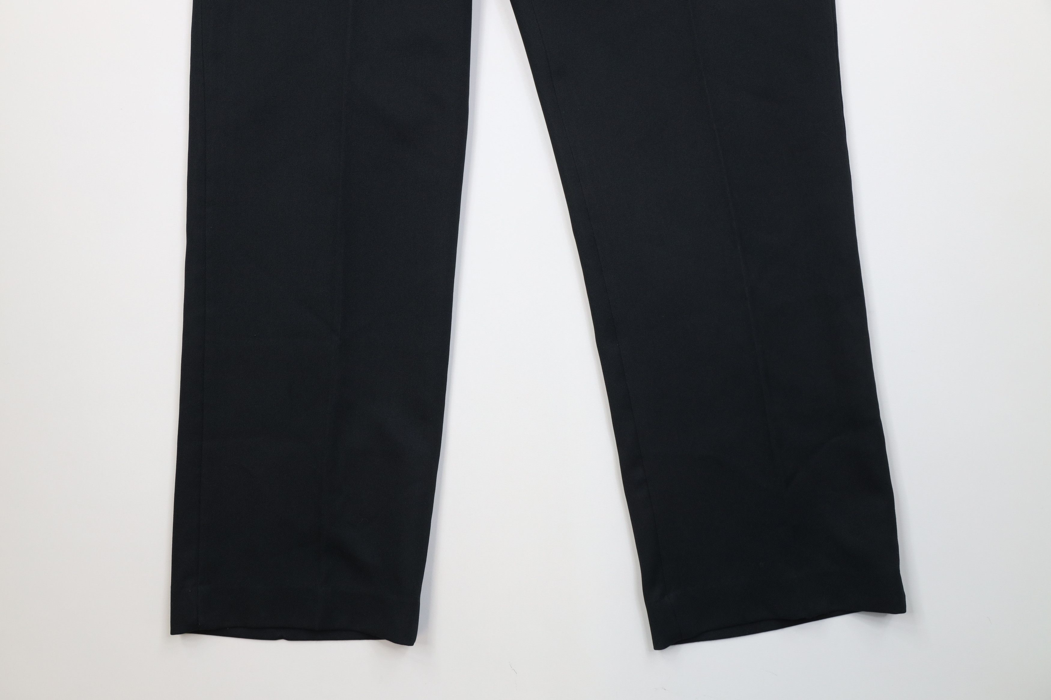 Vintage Vintage 70s Streetwear Flared Wide Leg Chino Pants Black USA Size US 38 / EU 54 - 4 Thumbnail