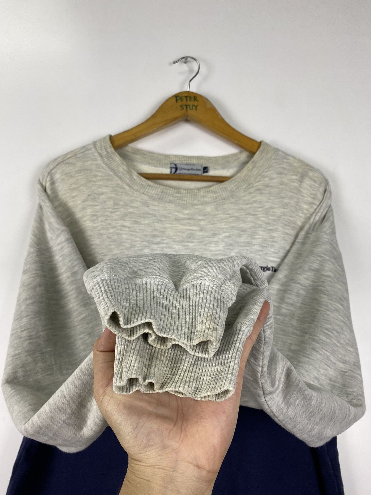 Sergio Tacchini × Vintage Vintage Sergio Tacchini sweatshirt Size US L / EU 52-54 / 3 - 10 Thumbnail