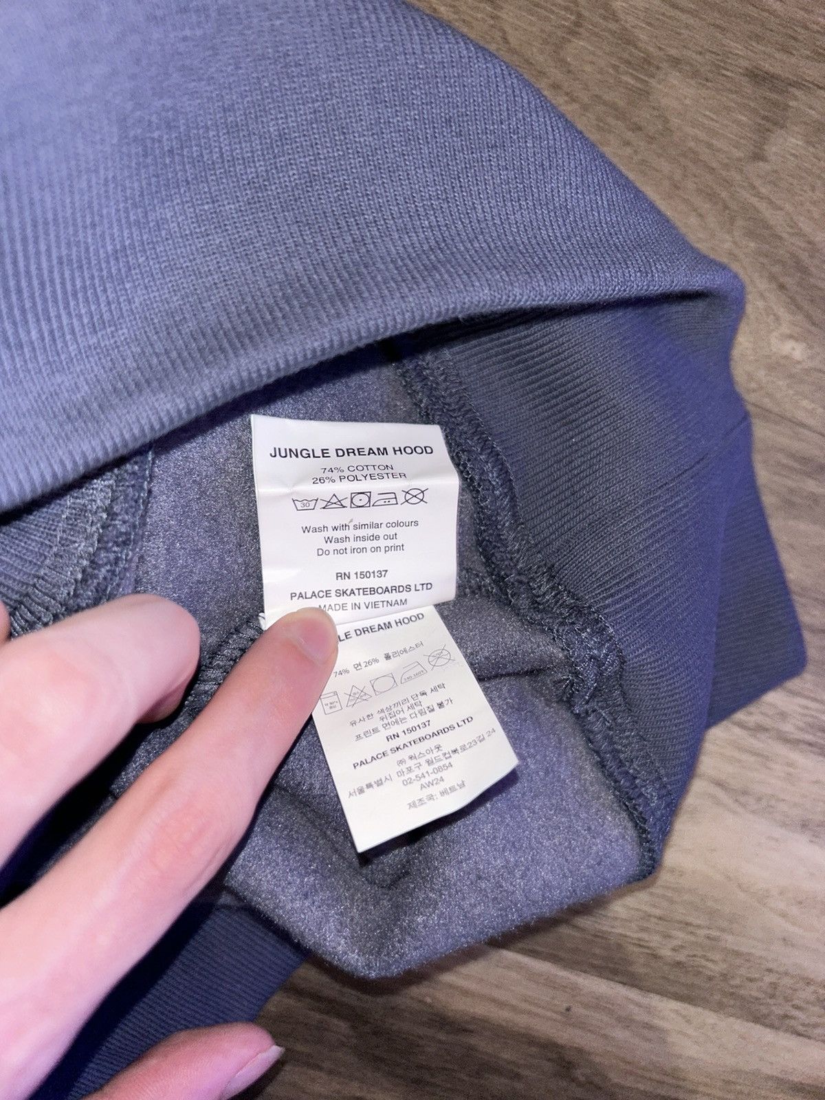 Palace Palace, Jungle Dream Hoodie: Navy Blue Size US L / EU 52-54 / 3 - 6 Thumbnail