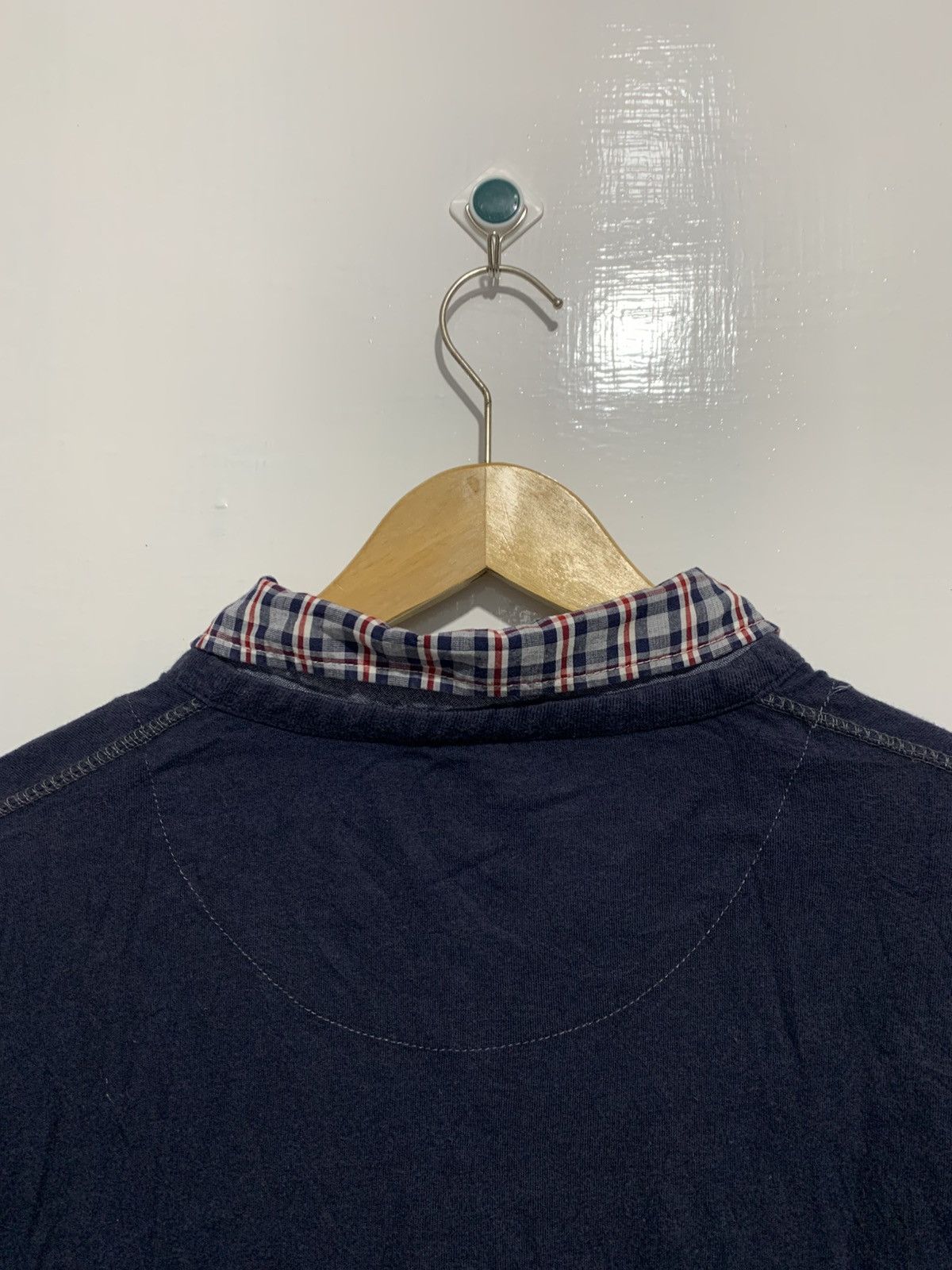 Takeo Kikuchi Tkmixpice Crazy Double Layer Distressed Polo Tshirt Size US L / EU 52-54 / 3 - 9 Thumbnail