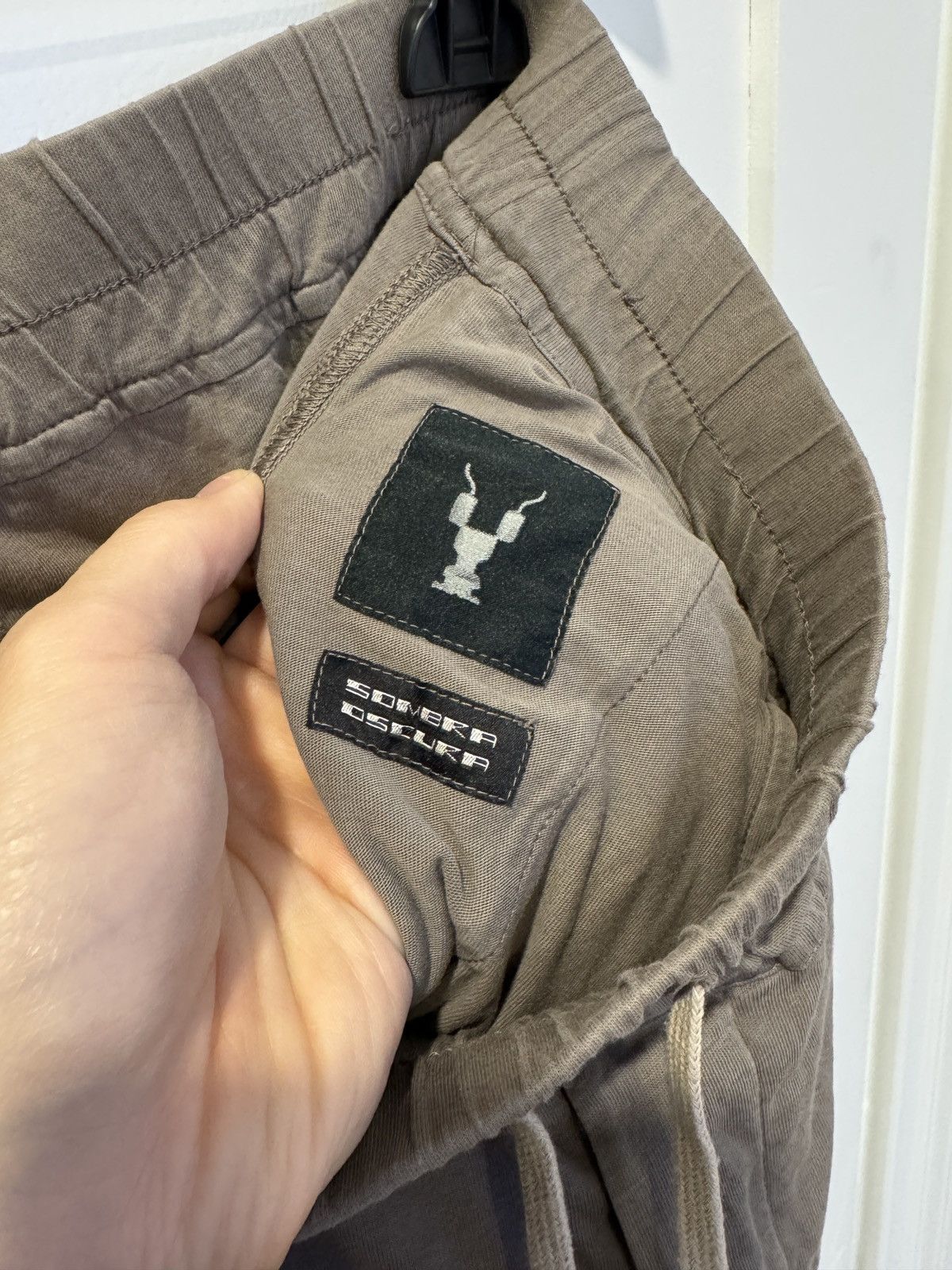 Rick Owens Drkshdw Rick Owens Drkshdw grey prisoner drawstring lounge pants Size US 32 / EU 48 - 4 Thumbnail