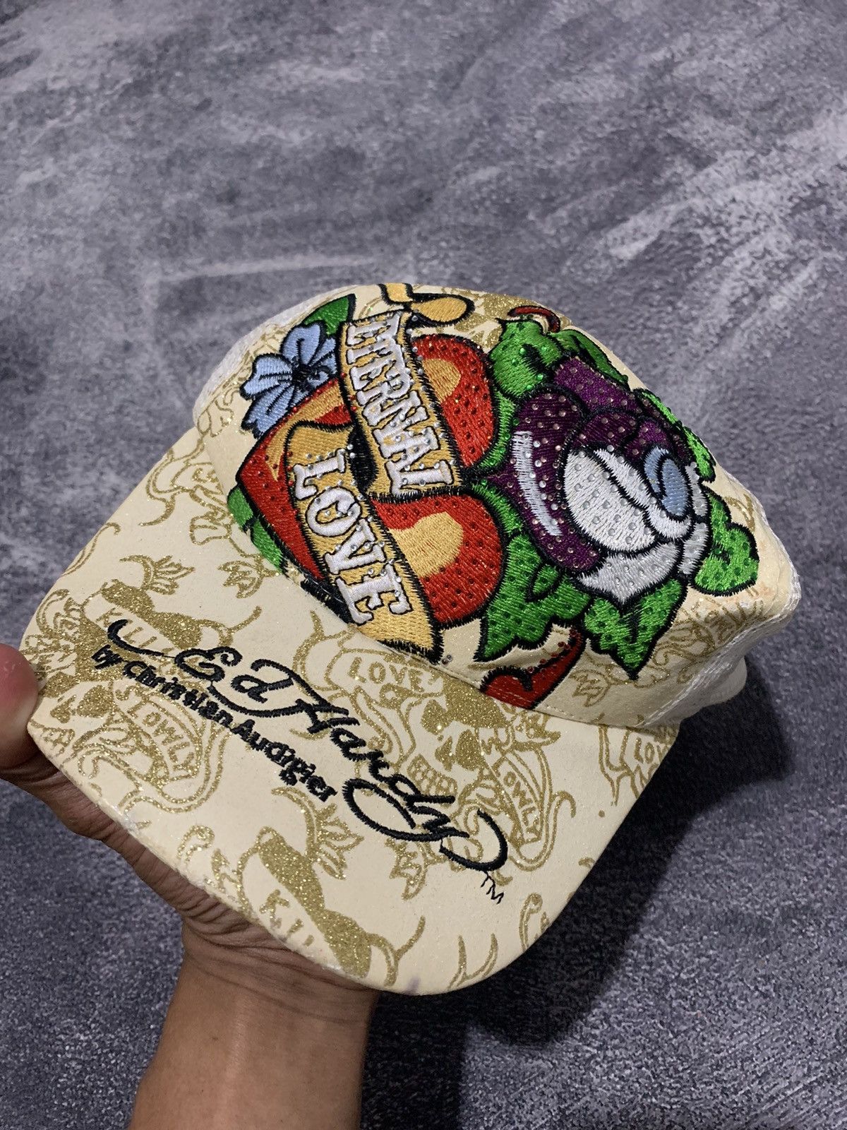 Ed Hardy Hats cap trucker ed hardy eternal love Size ONE SIZE - 2 Thumbnail