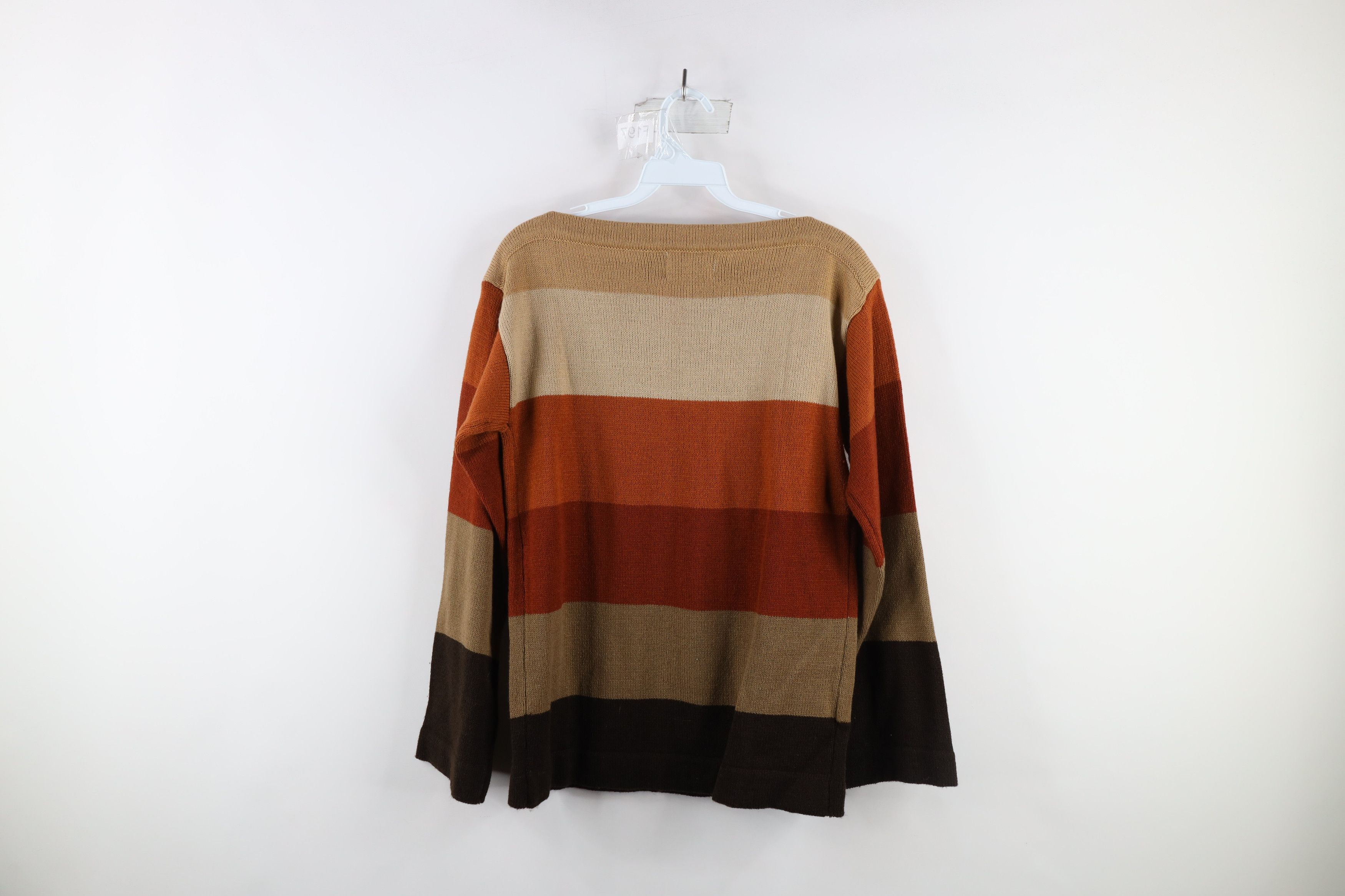Vintage Deadstock Vintage 70s Streetwear Flared Sleeve Knit Sweater Size M / US 6-8 / IT 42-44 - 6 Thumbnail