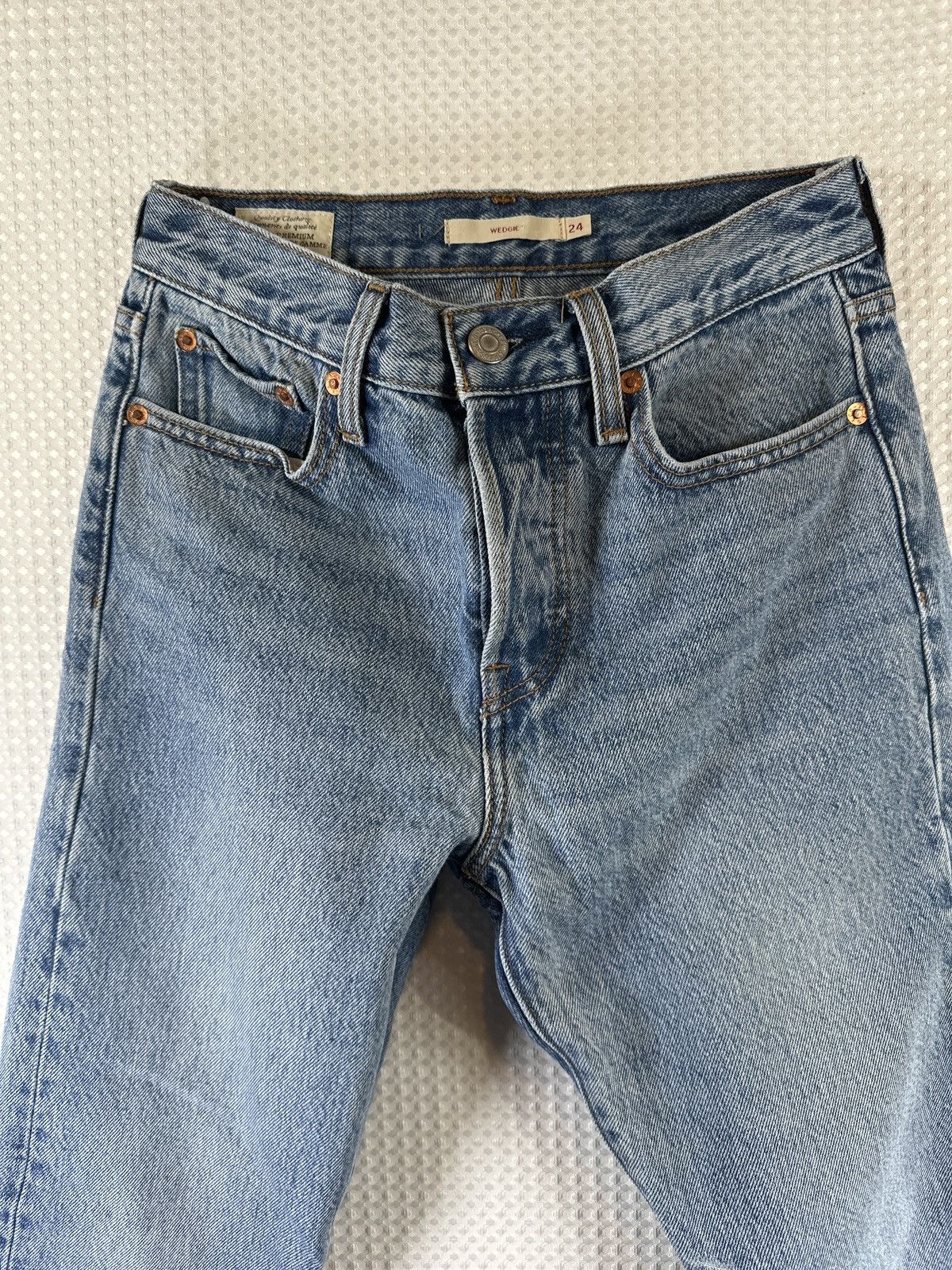 Levi's Levi’s Wedgie Icon Fit in Shut Up Jeans Size 24" / US 00 / IT 34 - 8 Thumbnail
