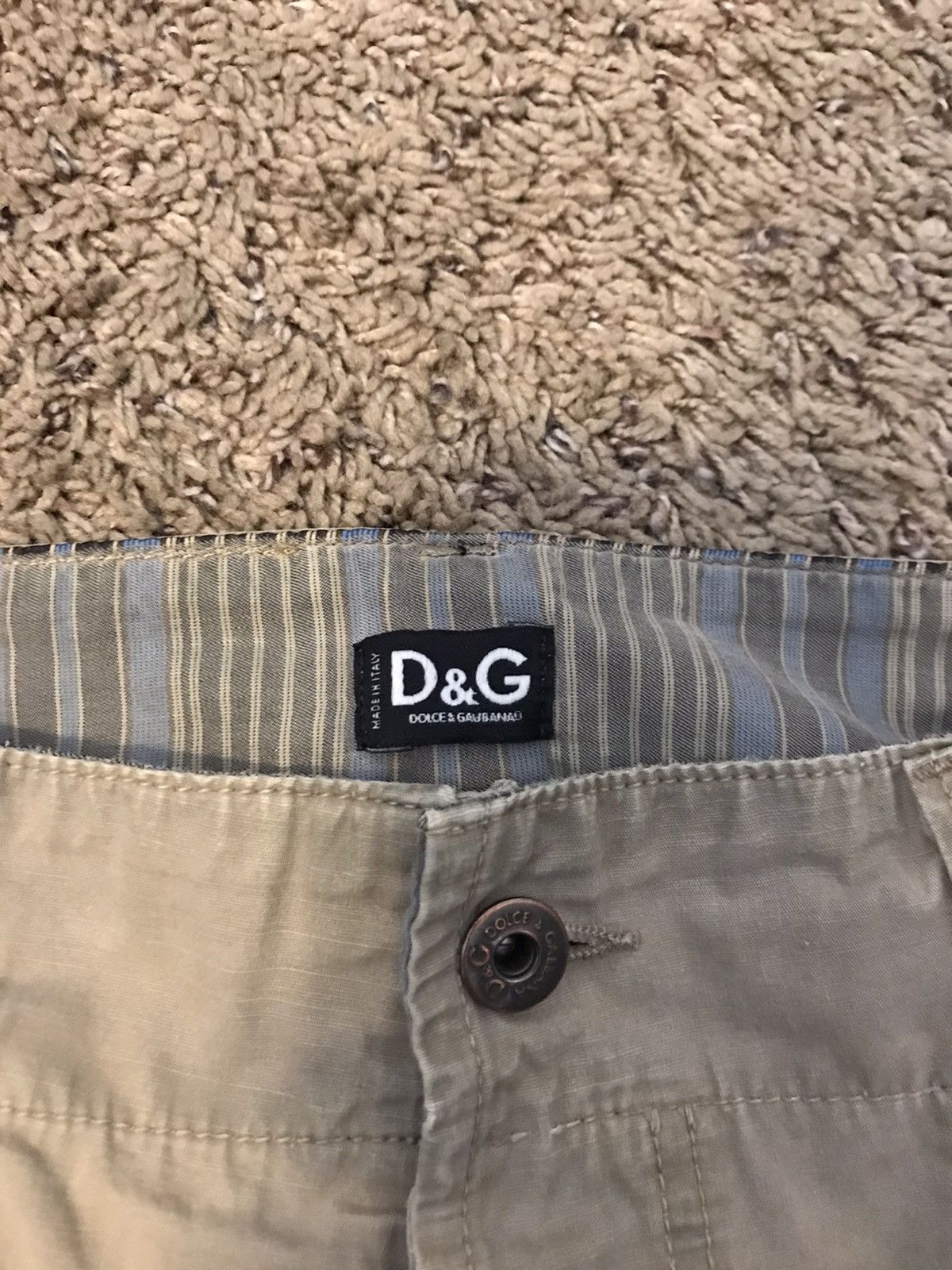 Dolce & Gabbana dolce and gabbana Khaki Pants Adjustable Waist Button Up Fly Size US 32 / EU 48 - 3 Thumbnail