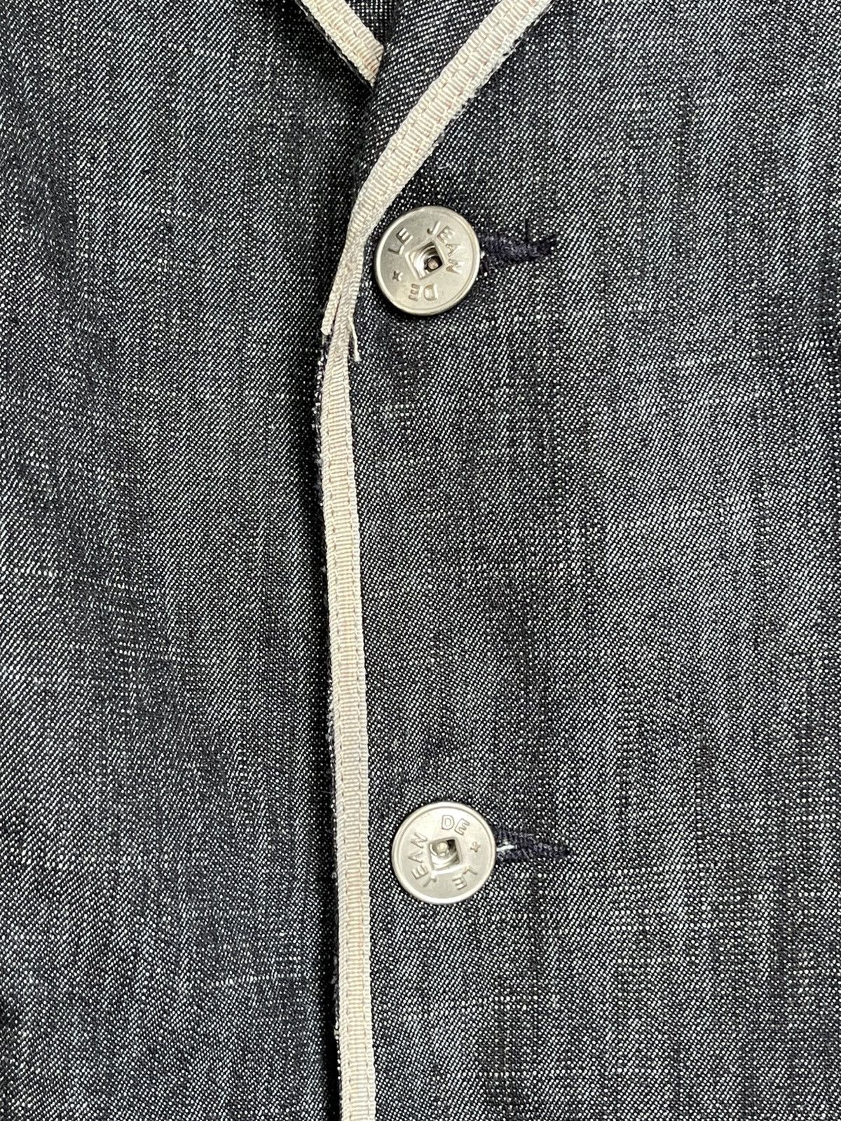 Marithe + Francois Girbaud Marithe Francois Girbaud Avant Garde Denim Blazer Jacket Size M / US 6-8 / IT 42-44 - 6 Thumbnail