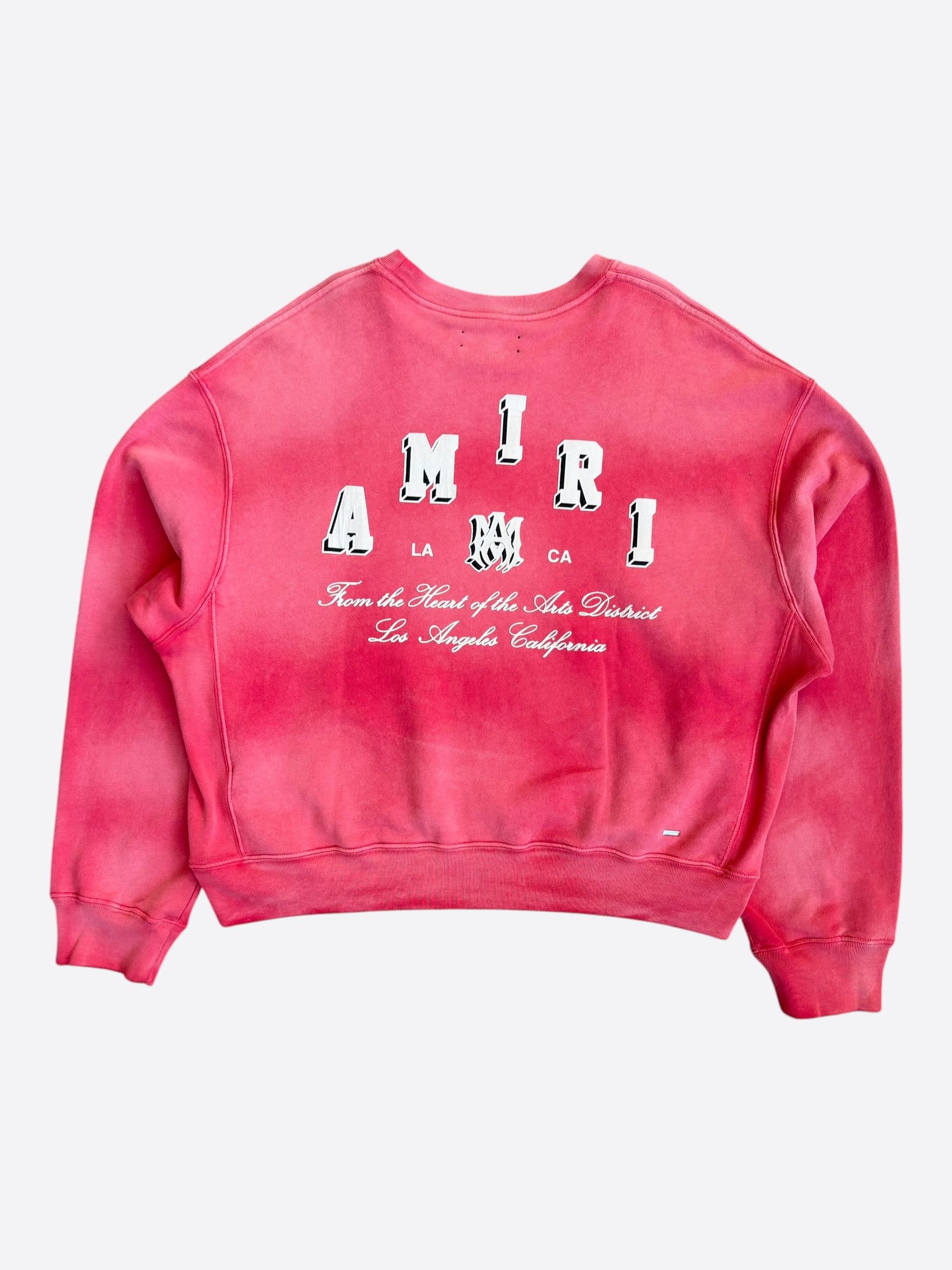 Amiri Amiri Vintage Red & White Collegiate Logo Sweater Size US XL / EU 56 / 4 - 2 Thumbnail