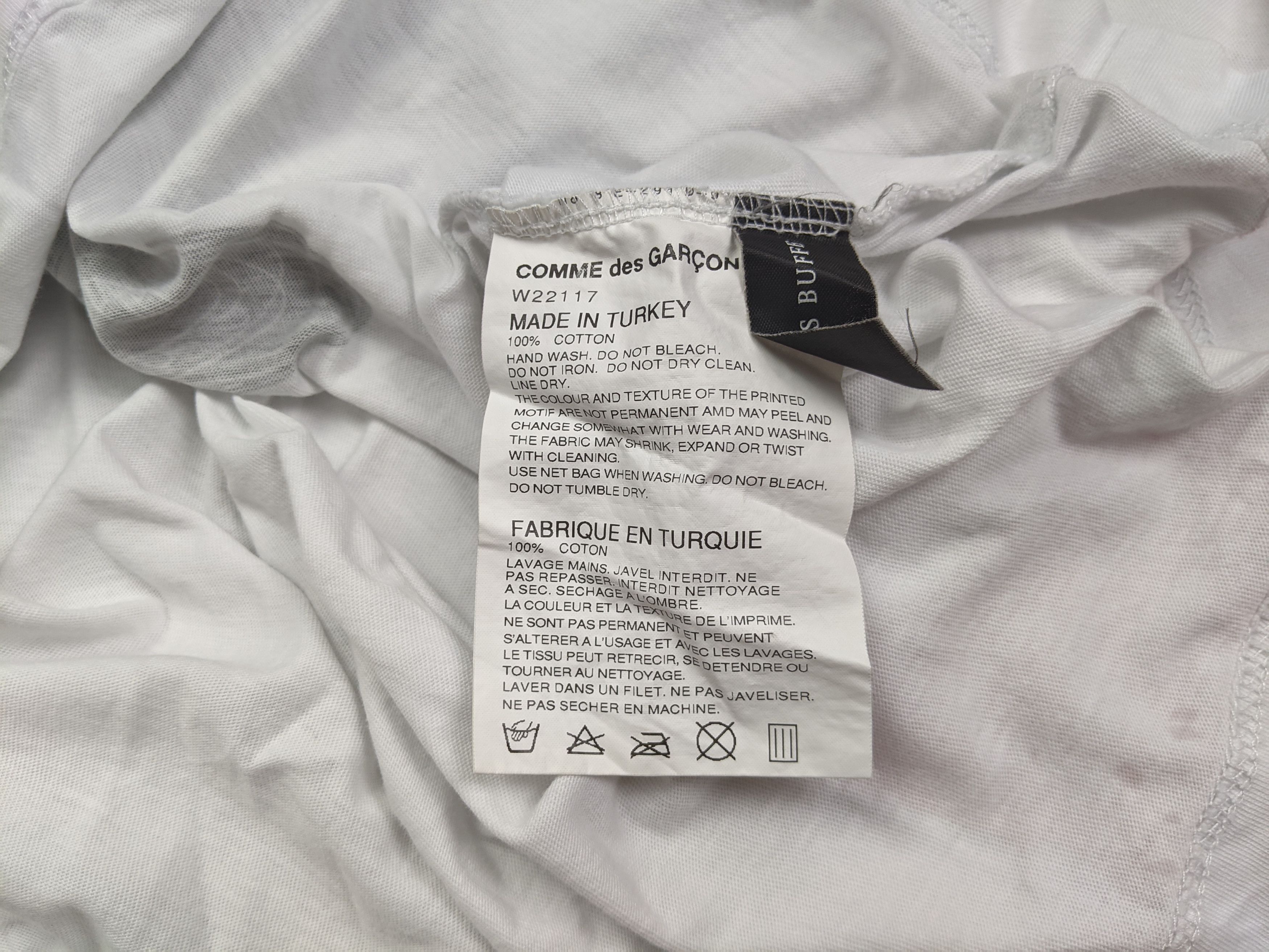 Comme des Garcons Comme des Garcons shirt x Nicolas Buffe tee Size US S / EU 44-46 / 1 - 5 Thumbnail