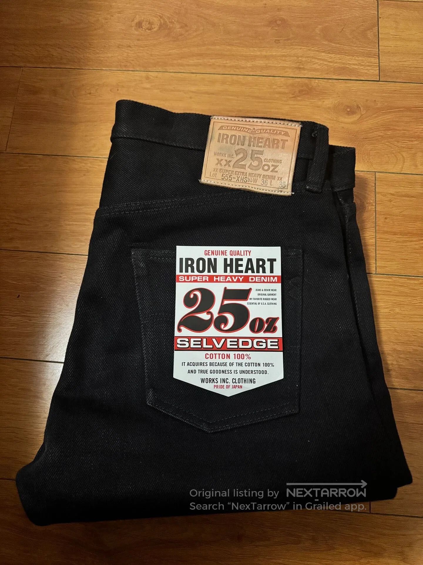 Iron Heart Limited Edition Iron Heart Black Jeans. Size US 36 / EU 52 - 1 Thumbnail