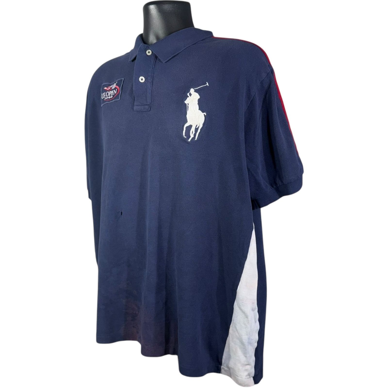 Polo Ralph Lauren Polo Ralph Lauren US Open Promo Short Sleeve Polo 2006 Size US XXL / EU 58 / 5 - 3 Thumbnail