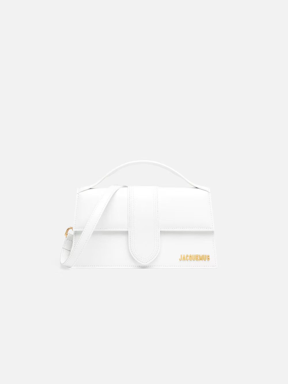 Jacquemus o1la1rc1a0925 Size: OS / Large Bambino Bag in White Size ONE SIZE - 1 Thumbnail