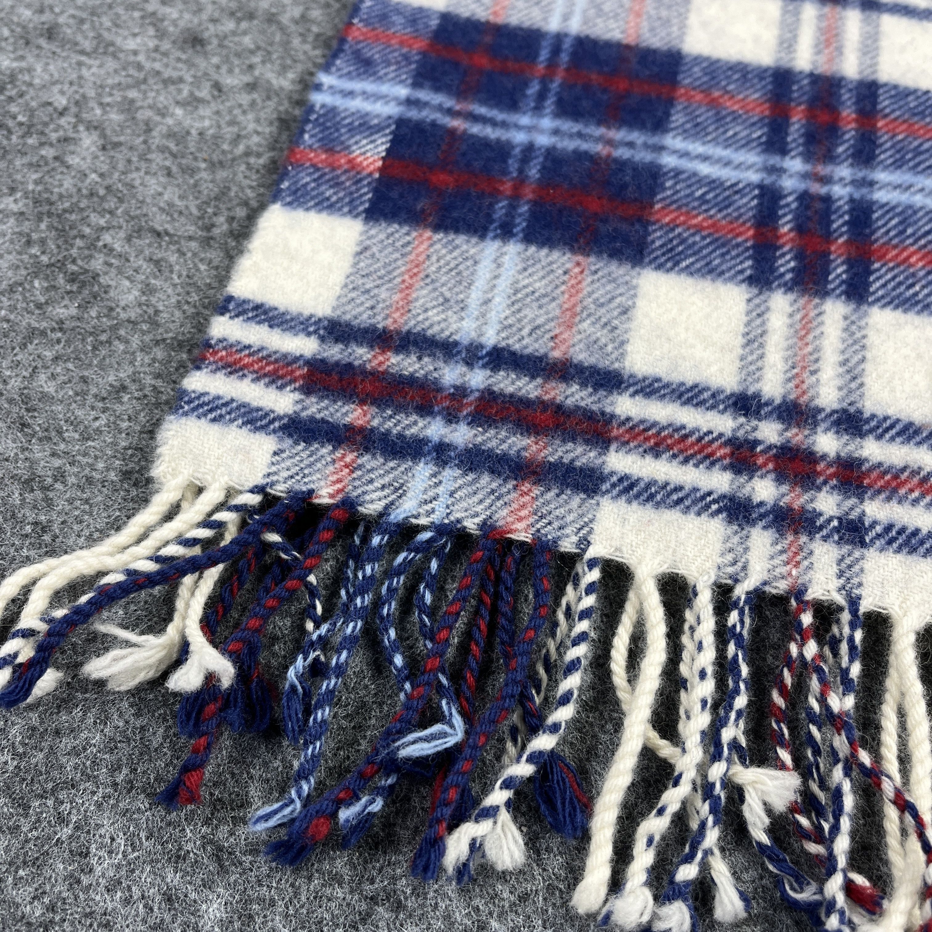 SHIPS × Vintage Ships Checked Scarf / Muffler / Neckwear T940 Size ONE SIZE - 7 Thumbnail