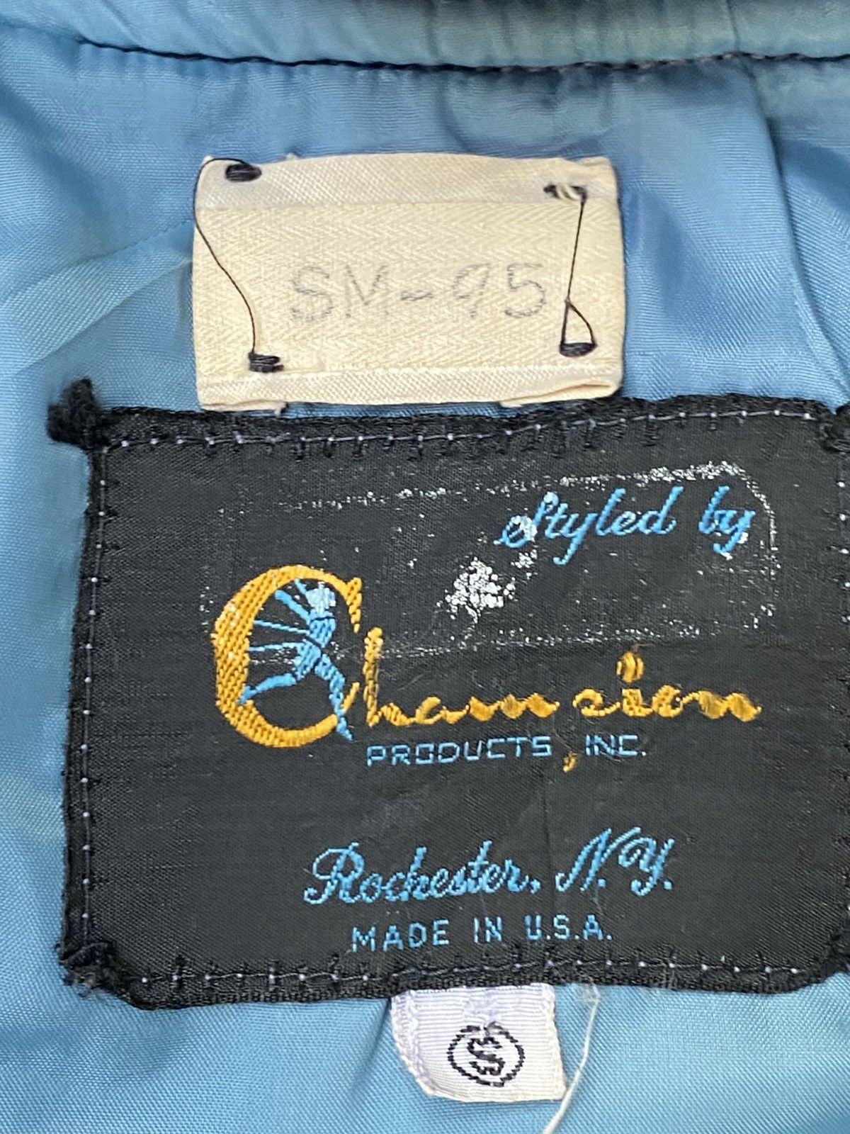 Champion Vintage Champion Rochester N.Y. Full Zip Wool Hoodie Size US S / EU 44-46 / 1 - 10 Thumbnail