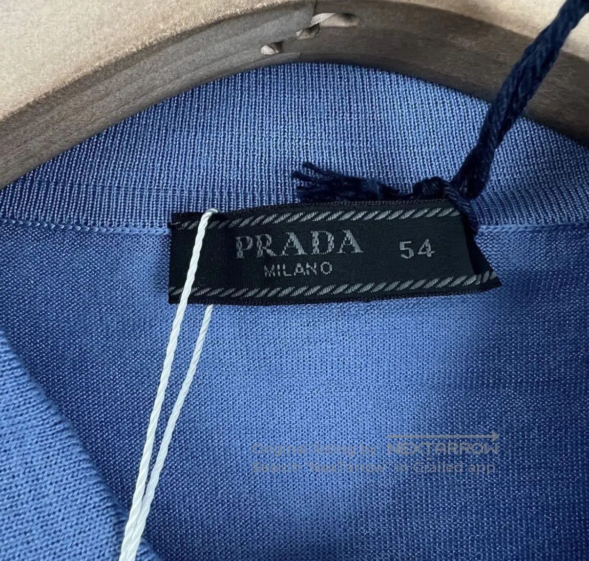 Prada Blue Short-Sleeve Polo Shirt. Size US L / EU 52-54 / 3 - 3 Thumbnail
