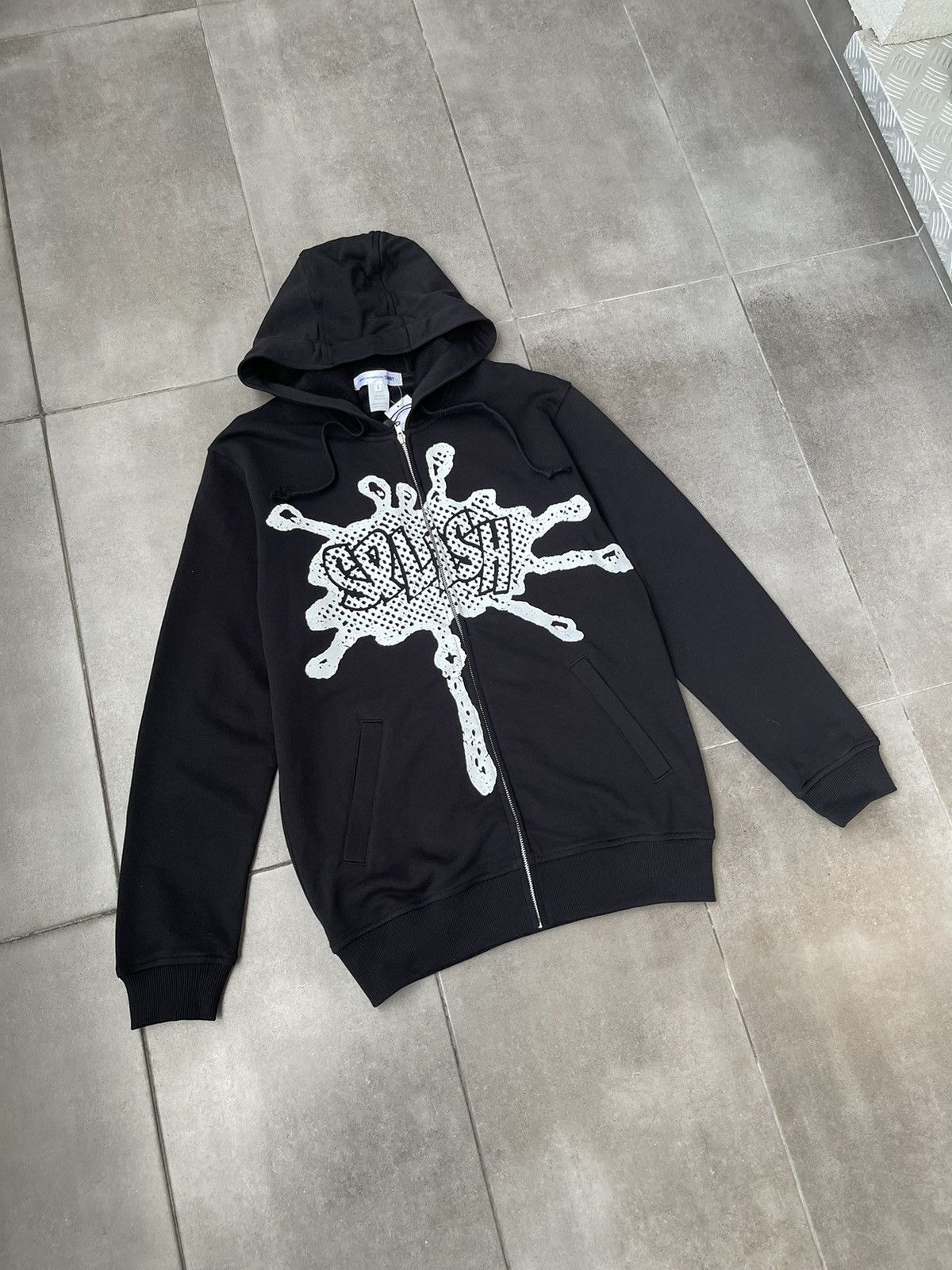 Comme des Garcons !DS! SS22 Comme Des Garcons "Splish" Logo Black Hoodie Size US L / EU 52-54 / 3 - 12 Thumbnail