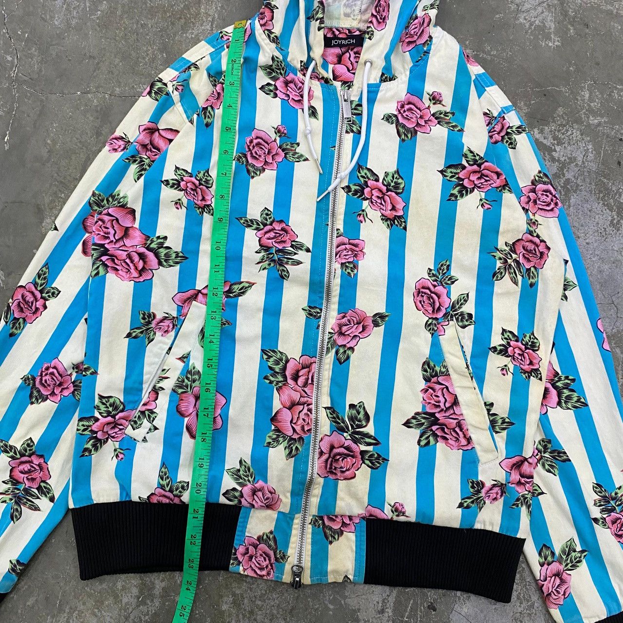 Joyrich Joyrich LA Tokyo Stripe Floral Hoodie Jacket Size US L / EU 52-54 / 3 - 14 Thumbnail
