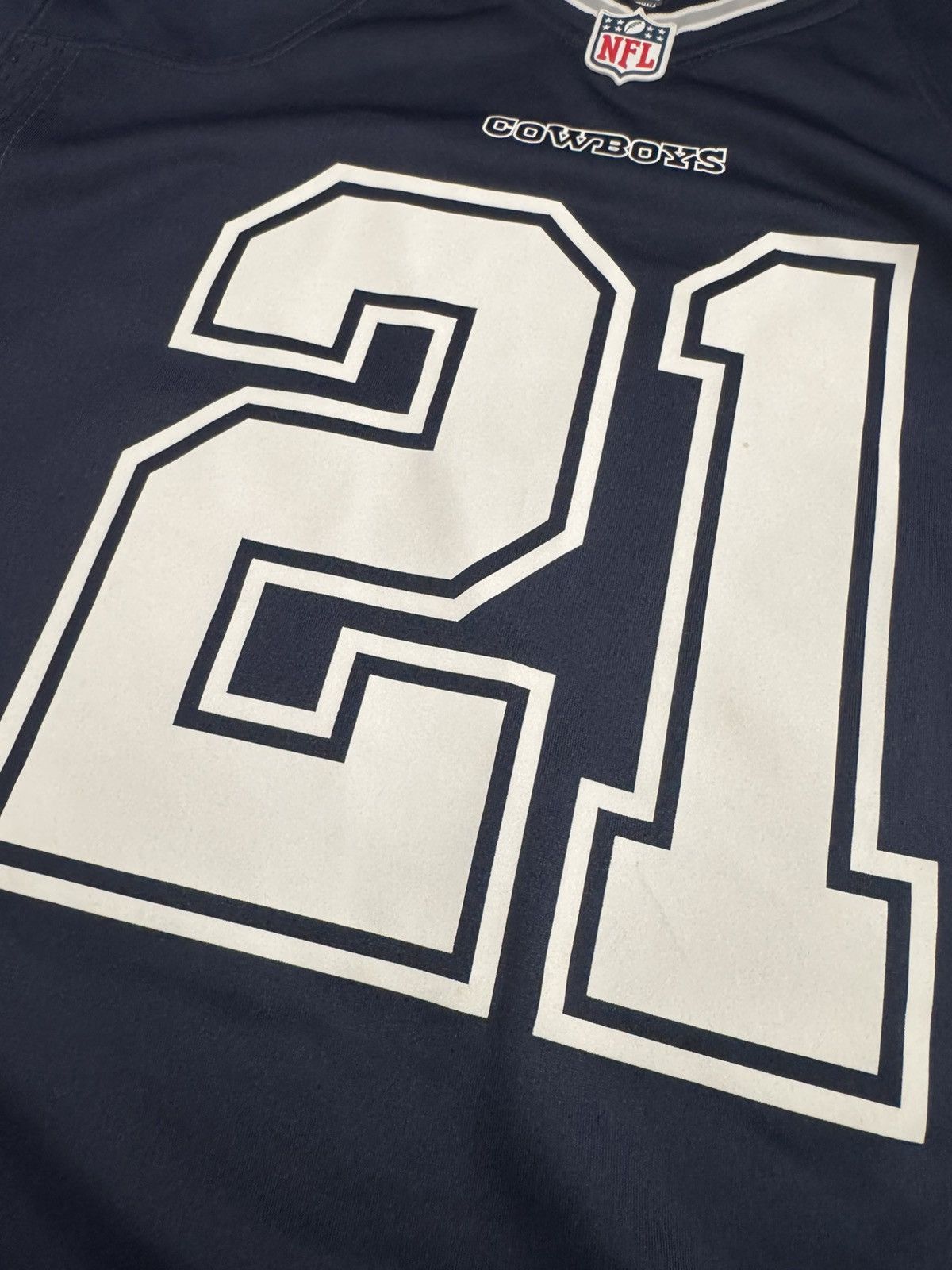 Nike Dallas Cowboys Ezekiel Elliot #21 NFL On Field Home Jersey Size US XL / EU 56 / 4 - 3 Thumbnail