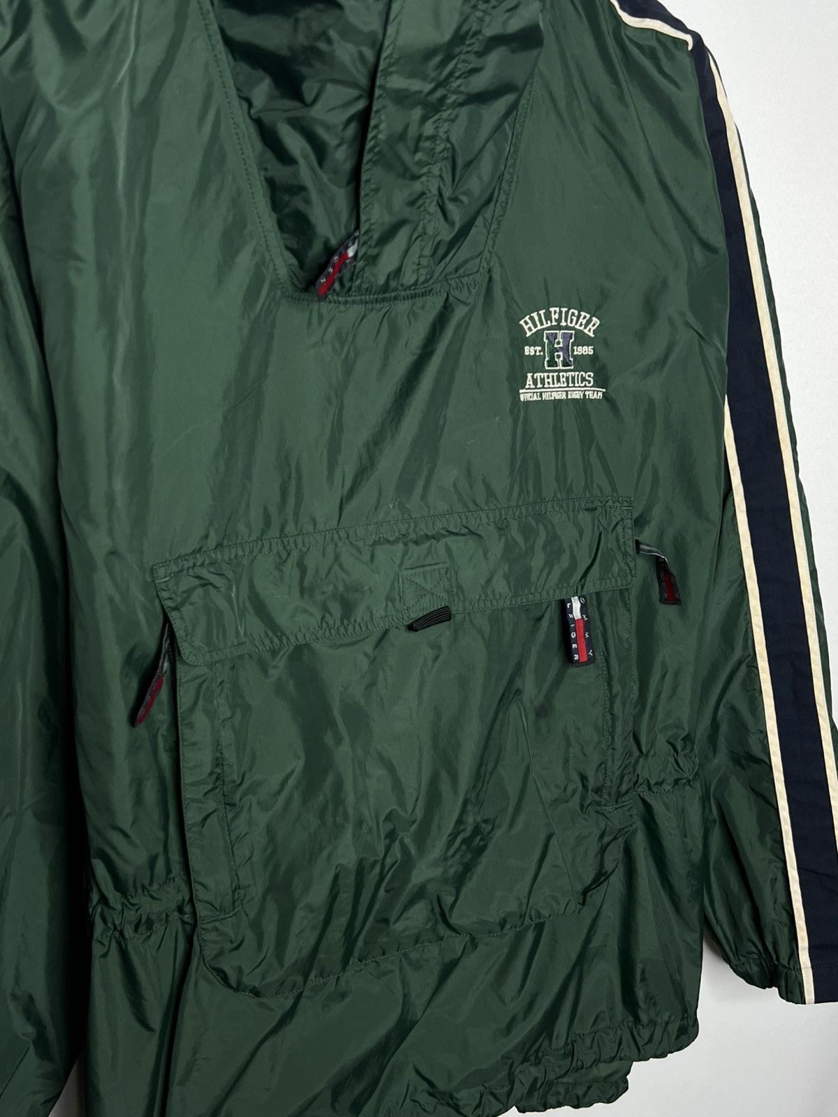 Tommy Hilfiger Vintage Tommy Hilfiger Anorak 100% Nylon Jacket Big Logo Size US S / EU 44-46 / 1 - 6 Thumbnail