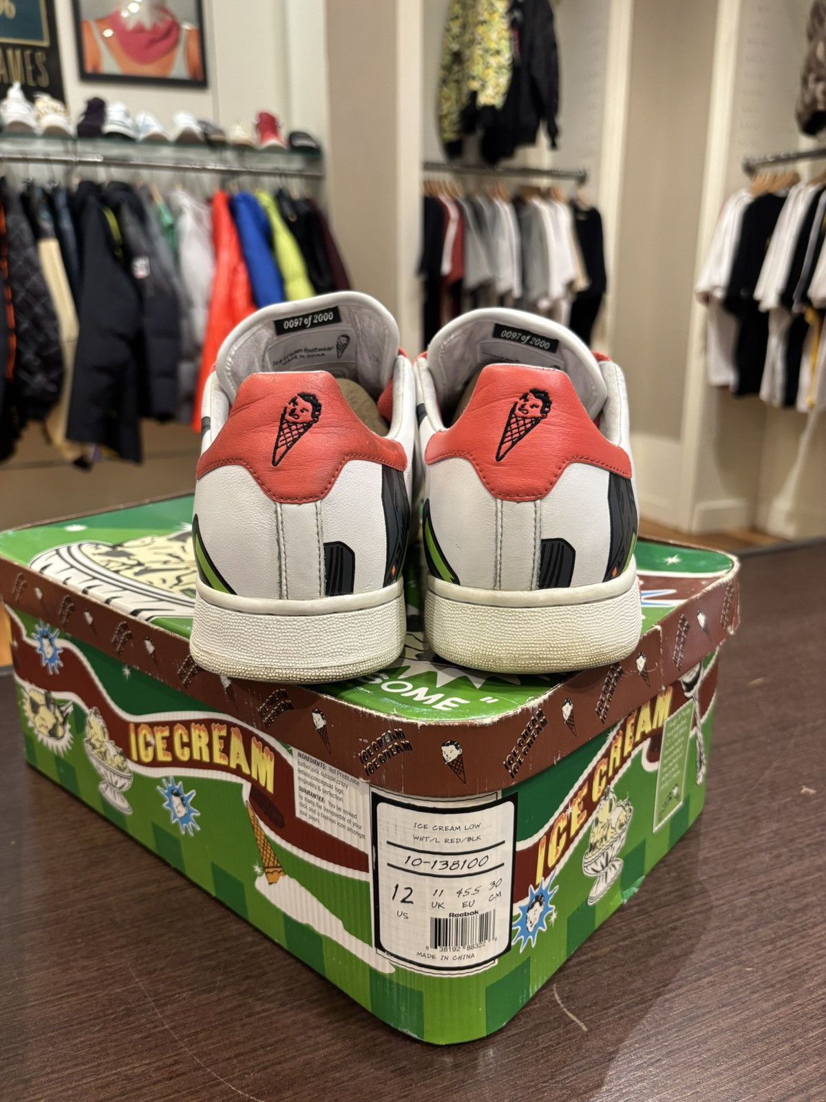 Billionaire Boys Club × Icecream × Reebok Reebok X Billionaire Boys Club Beeper Ice Cream Low Size US 12 / EU 45 - 4 Thumbnail