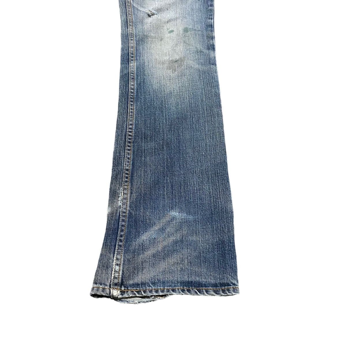 Japanese Brand Japanese Brand TRIXY Thrashed Mudmax Flare Jeans Size US 30 / EU 46 - 11 Thumbnail