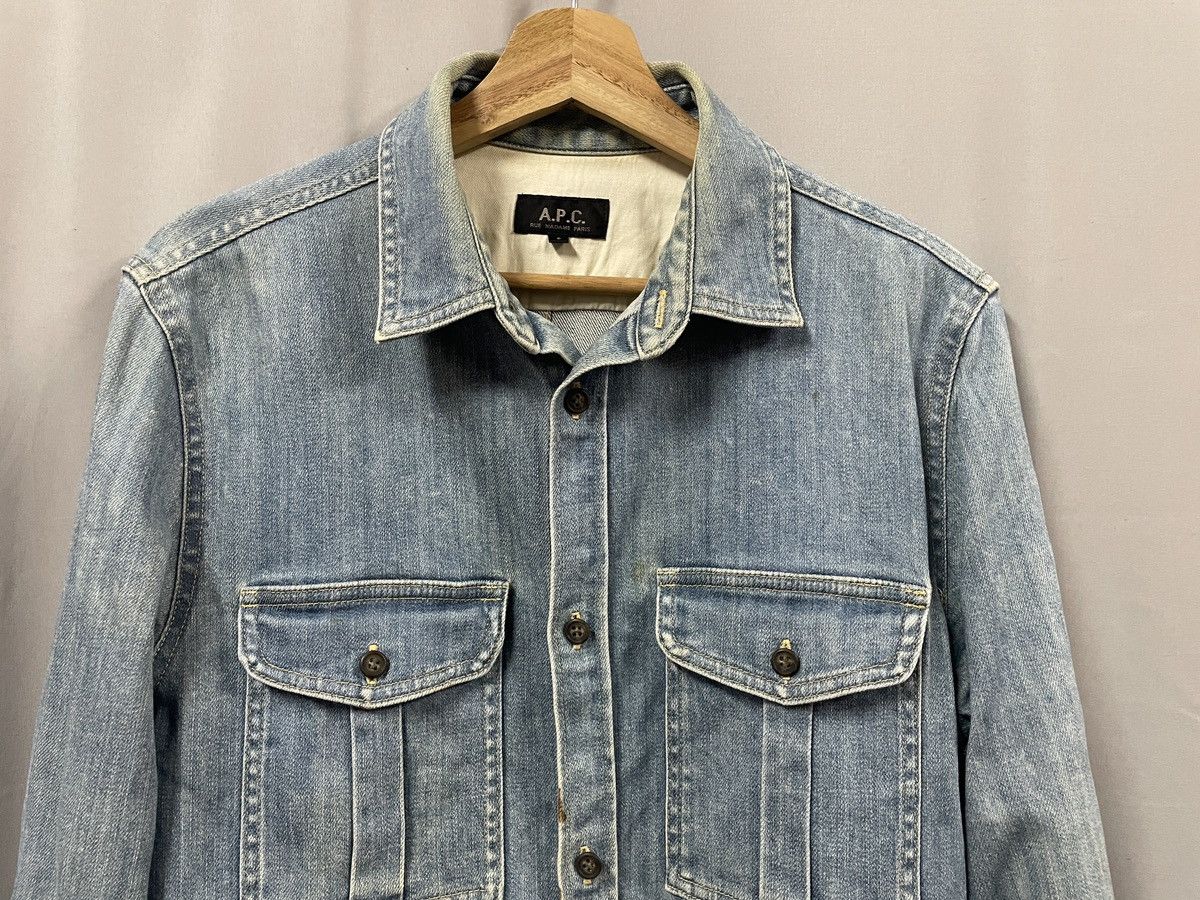 A.P.C. A.P.C overshirt jacket denim size S Size US S / EU 44-46 / 1 - 4 Thumbnail