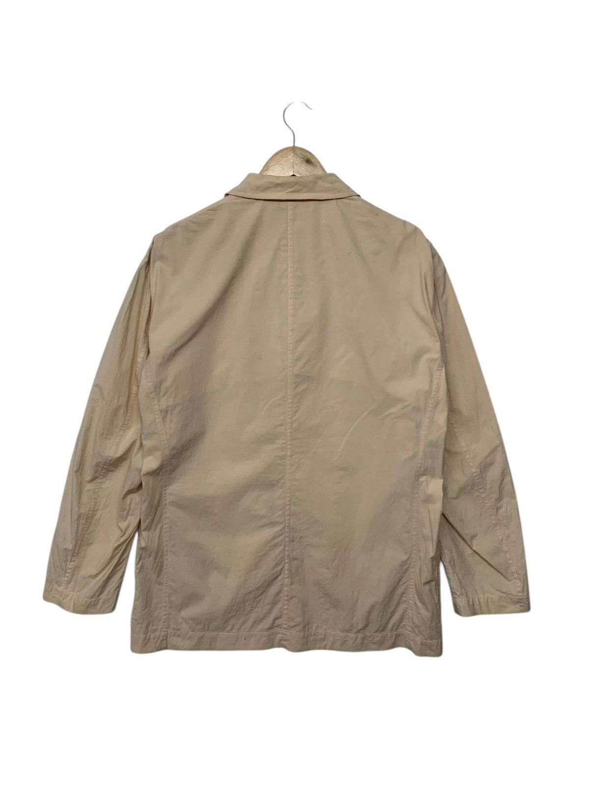 Designer × Issey Miyake × Japanese Brand Rare Issey Miyake Men Cotton Blazer Button Ups Size US L / EU 52-54 / 3 - 4 Thumbnail