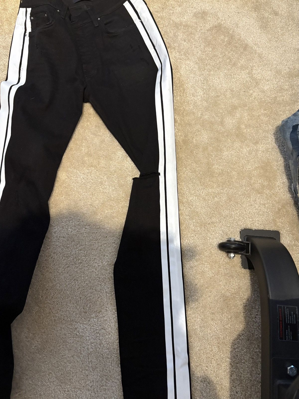 Amiri Track striped Amiri jeans Size US 32 / EU 48 - 10 Thumbnail