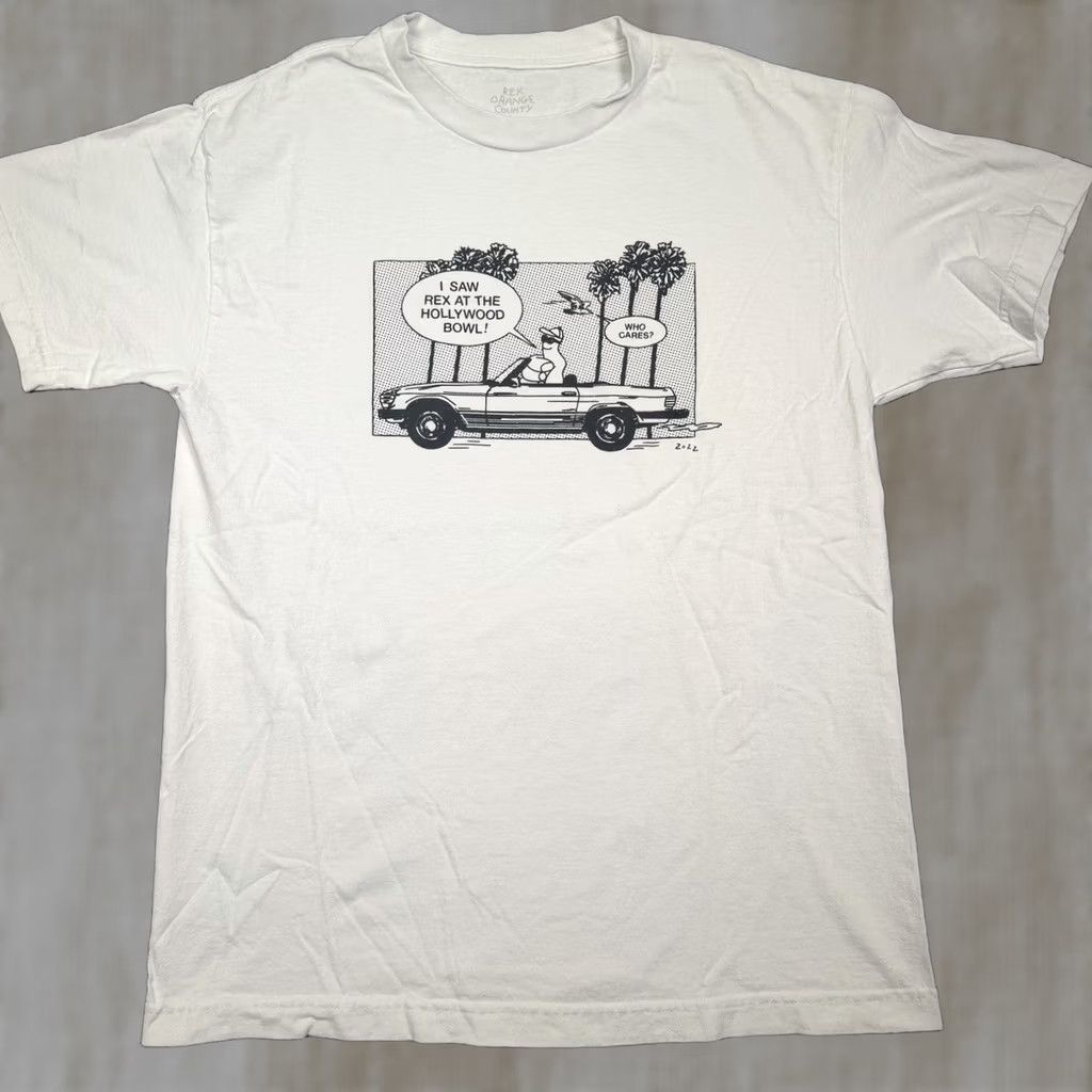 Vintage Rex Orange County Shirt Adult Medium White Hollywood Bowl I Saw Rex At The 2022 Mens Size US M / EU 48-50 / 2 - 1 Thumbnail