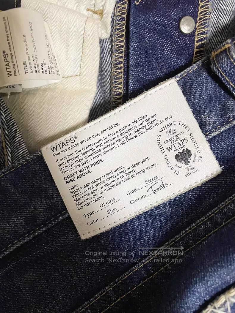 Wtaps Wtaps size S Blue Denim Jeans Size US 27 - 6 Thumbnail