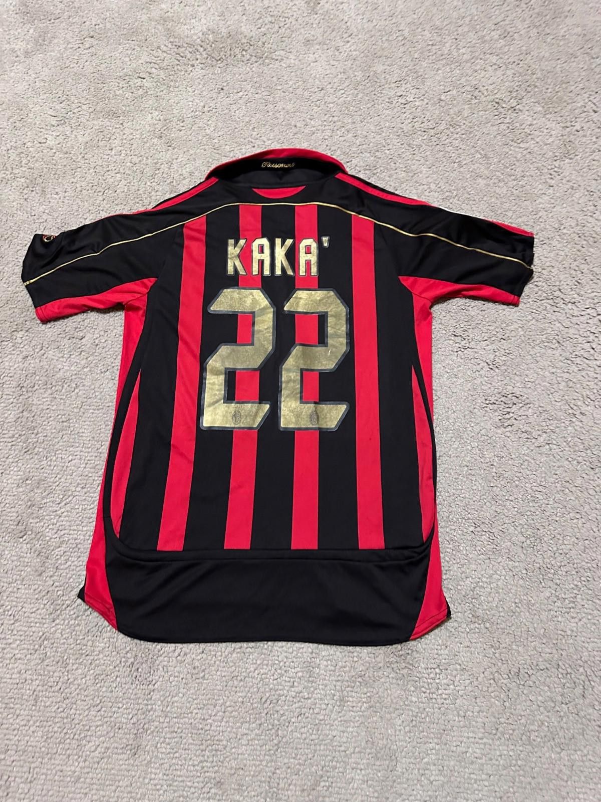 Adidas AC Milan Kaka #22 Adidas 2006 Football Shirt Soccer Jersey Size US M / EU 48-50 / 2 - 7 Thumbnail