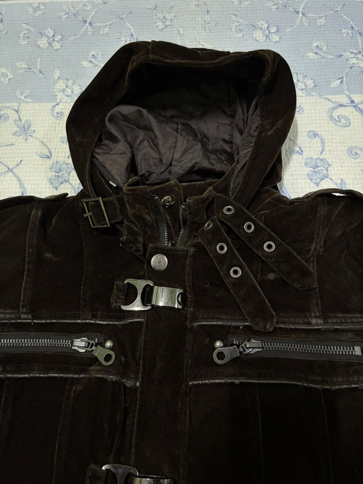 In The Attic In The Attic Velvet Parka Jacket Size US L / EU 52-54 / 3 - 13 Thumbnail