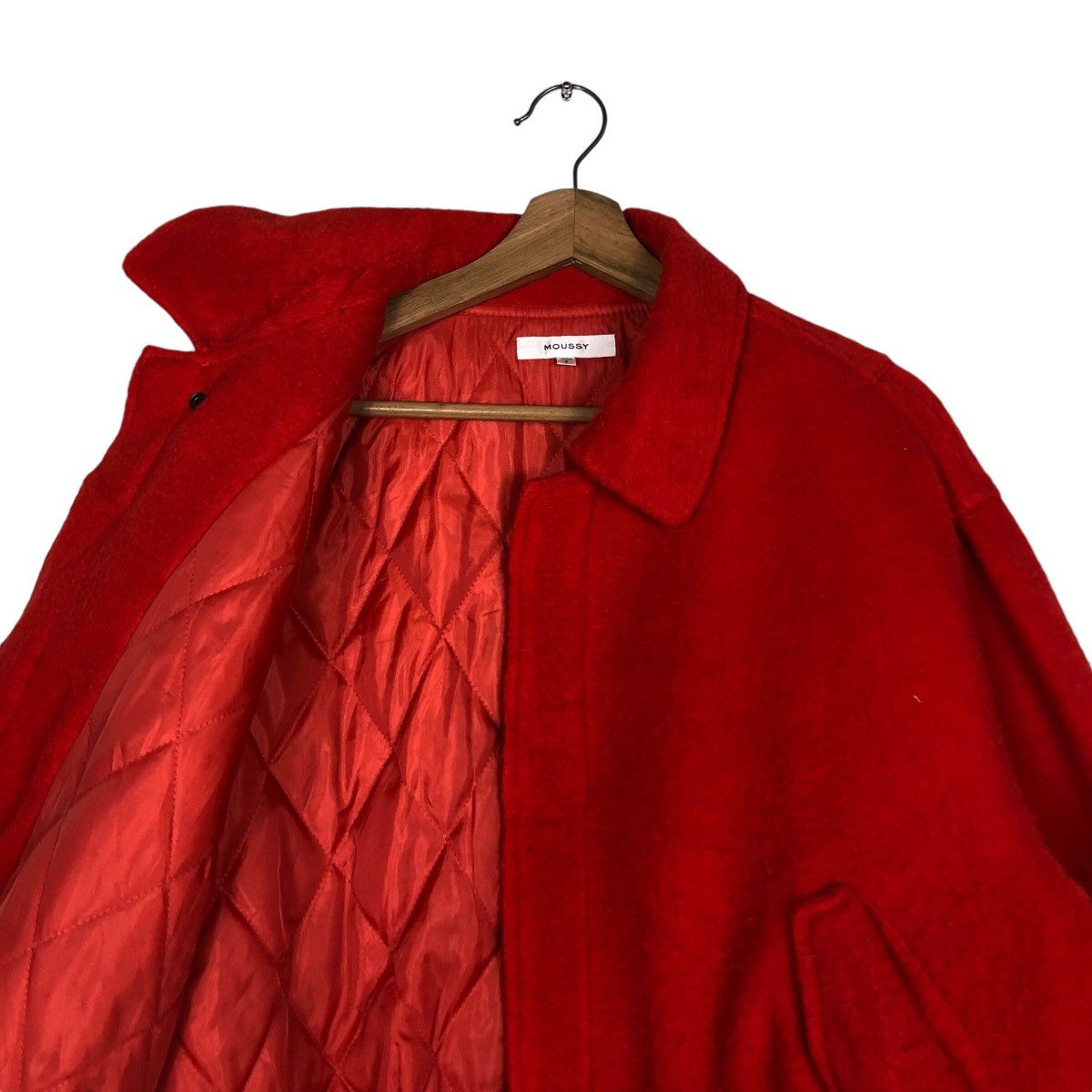 Japanese Brand 📌Vintage Wool Bomber Jacket Moussy Japan Fabric Size US M / EU 48-50 / 2 - 13 Thumbnail