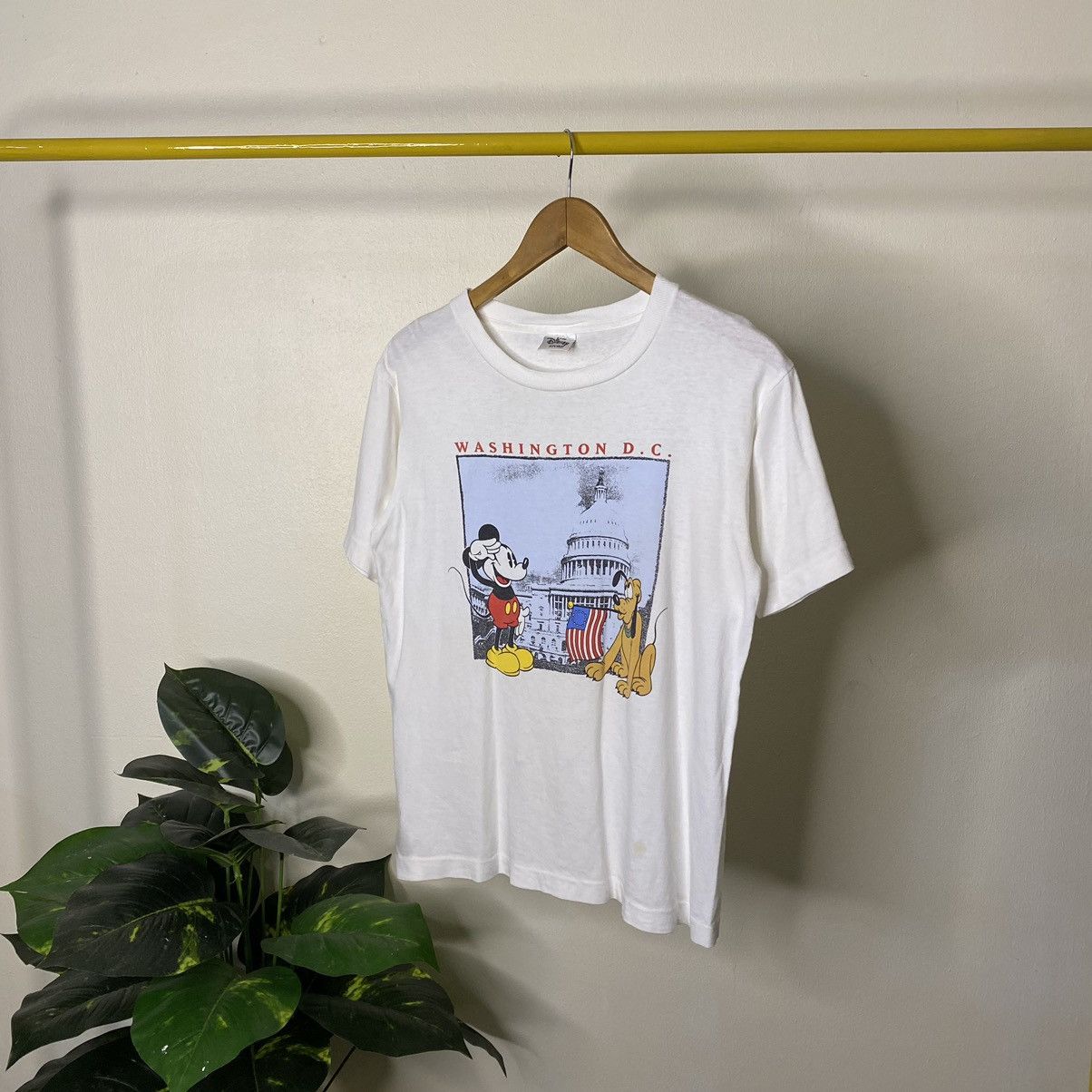 Cartoon Network × Disney × Vintage Vintage Mickey Mouse Washington Tshirt Size US M / EU 48-50 / 2 - 2 Thumbnail