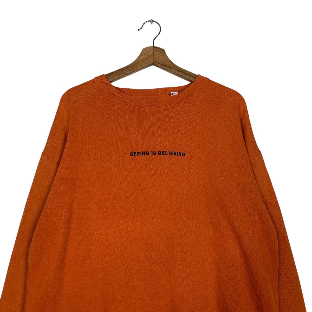 Japanese Brand Seeing Is Beleiving Crewneck Sweatshirt Size US L / EU 52-54 / 3 - 3 Thumbnail
