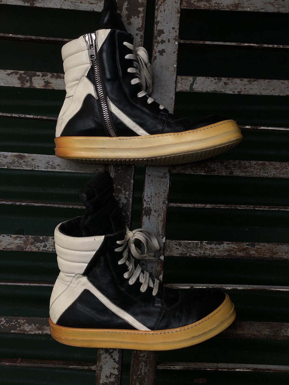 Rick Owens Rick Owens - Mainline - Geobasket High-Top Size US 7 / EU 40 - 2 Thumbnail