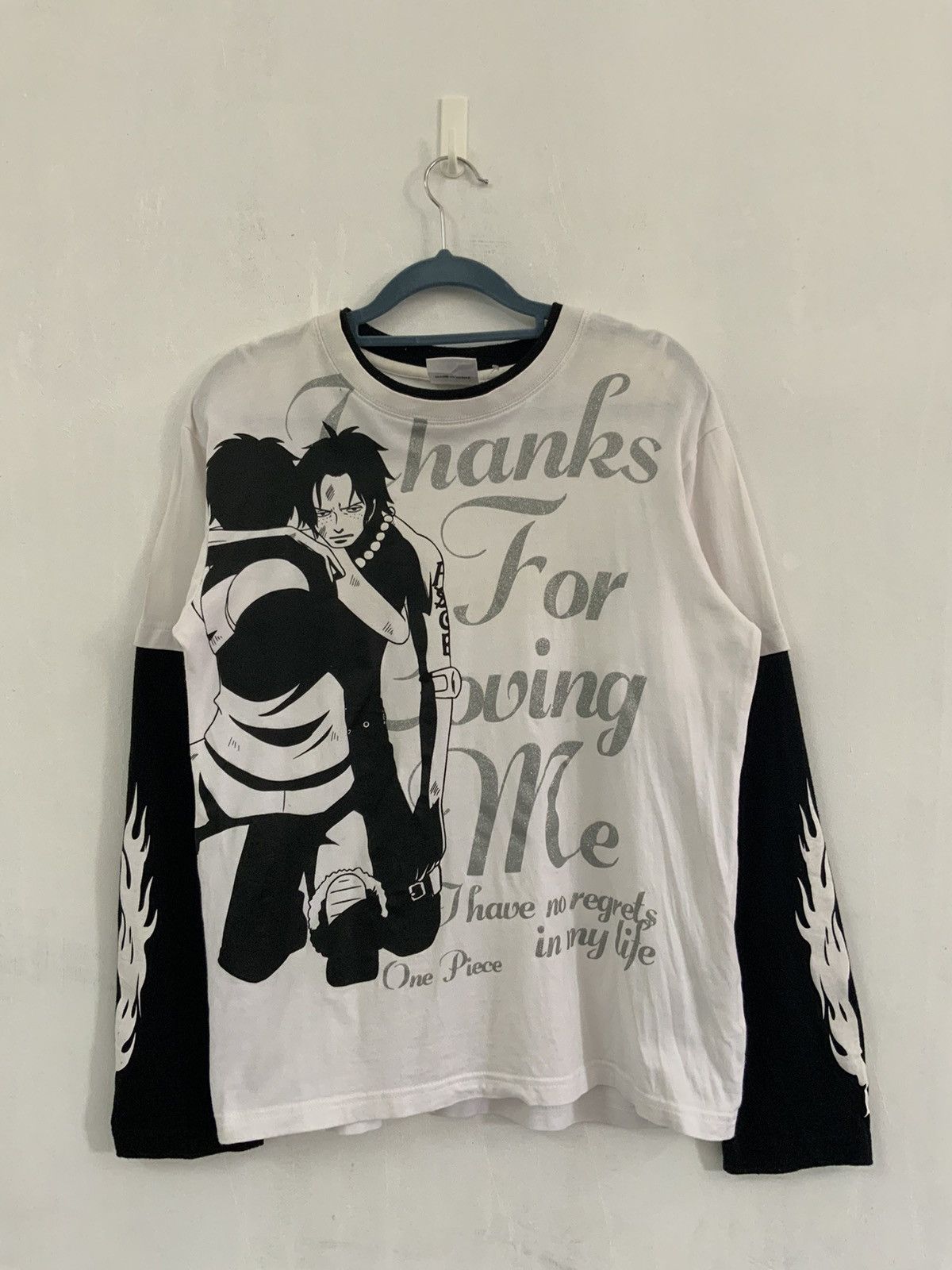 One Piece One Piece Big Logo Thanks Luffy Shirt Size US M / EU 48-50 / 2 - 1 Thumbnail