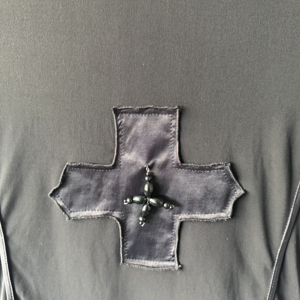 If Six Was Nine Christina Rej Black Cross Oval Beaded Polyester Jersey Size L / US 10 / IT 46 - 4 Thumbnail