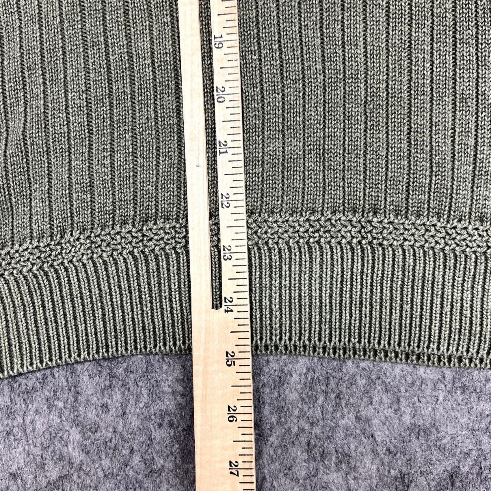 Orvis Orvis Mens Green Crewneck Cotton Linen Sweater - Pre-Owned Military Style Size US M / EU 48-50 / 2 - 6 Thumbnail
