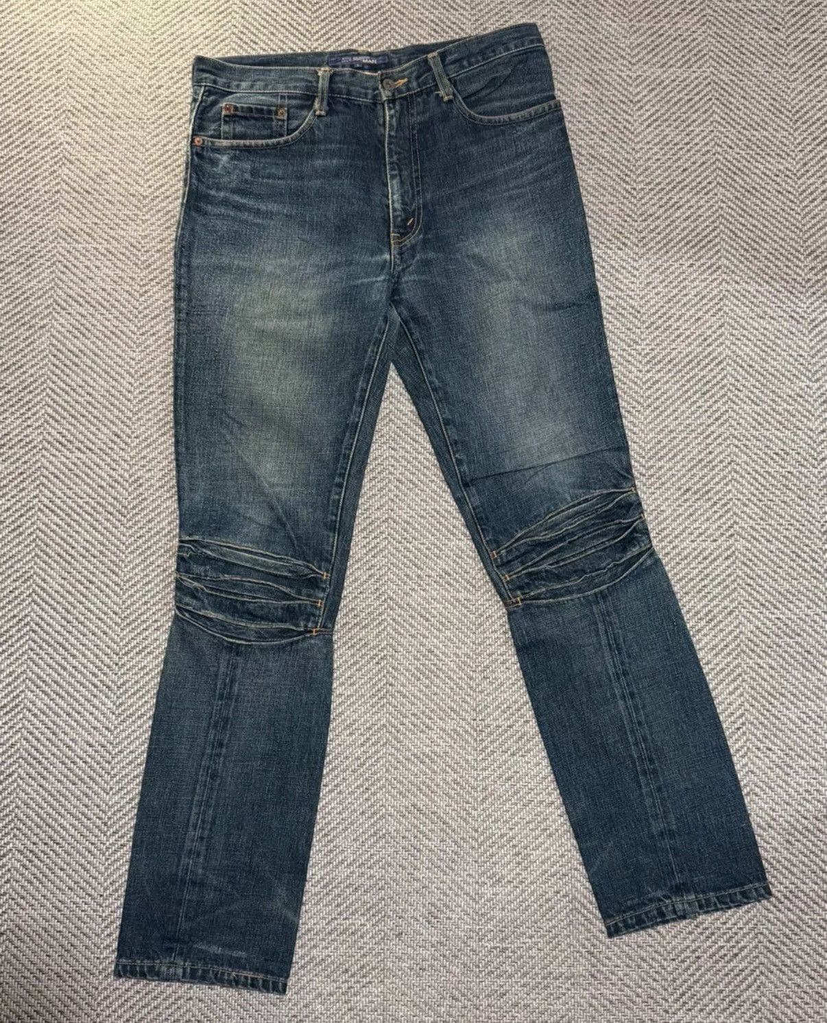 Junya Watanabe Junya Watanabe Man Biker Denim Pants K24 Size US 36 / EU 52 - 1 Thumbnail